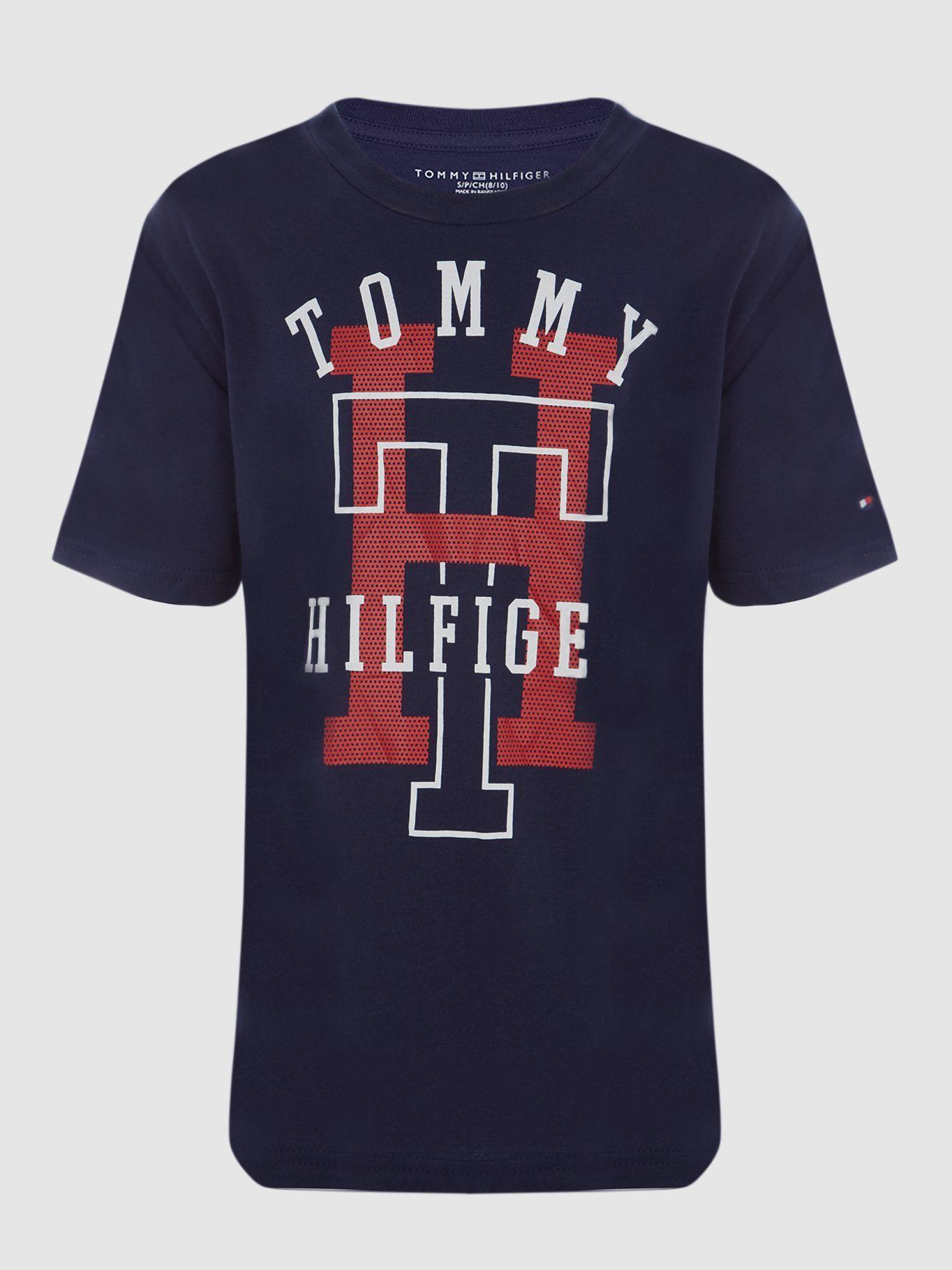 Polera Hilly Graphic Logo Azul Tommy Hilfiger-0