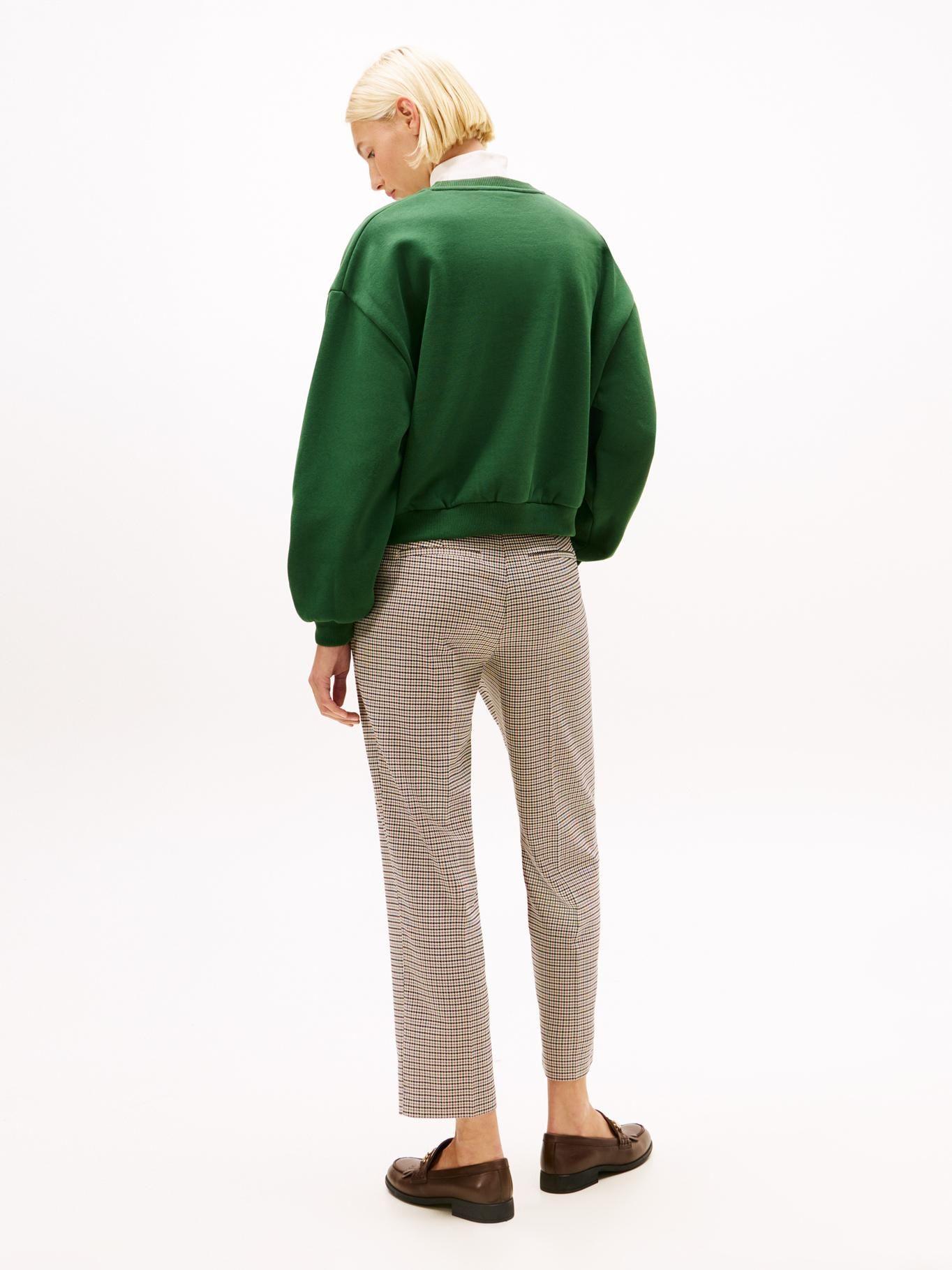 Polerón Relaxed Varsity Crest Verde Tommy Hilfiger-2