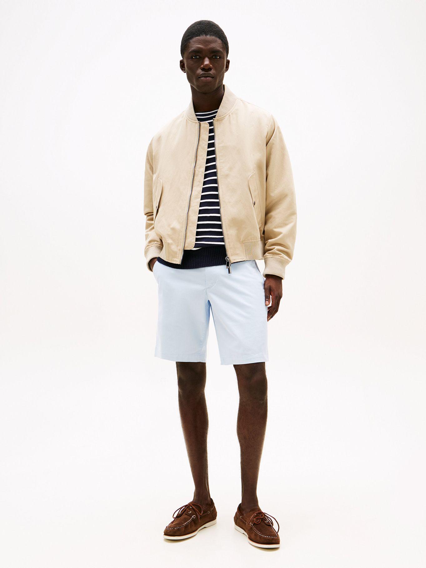 Short Essential 1895 De Algodón Celeste Tommy Hilfiger-0