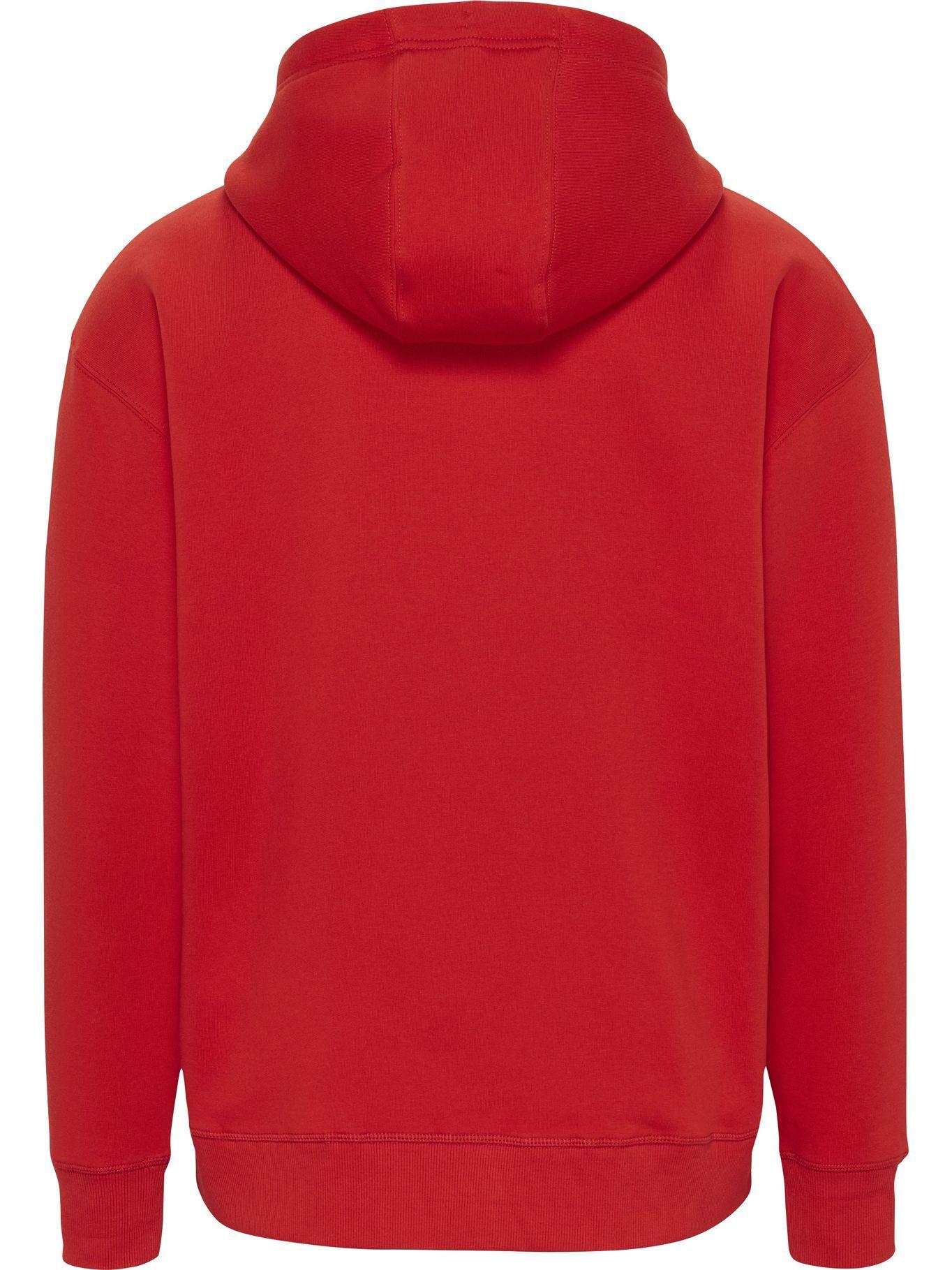 Polerón Hoodie Linear Logo Rojo Tommy Jeans-1