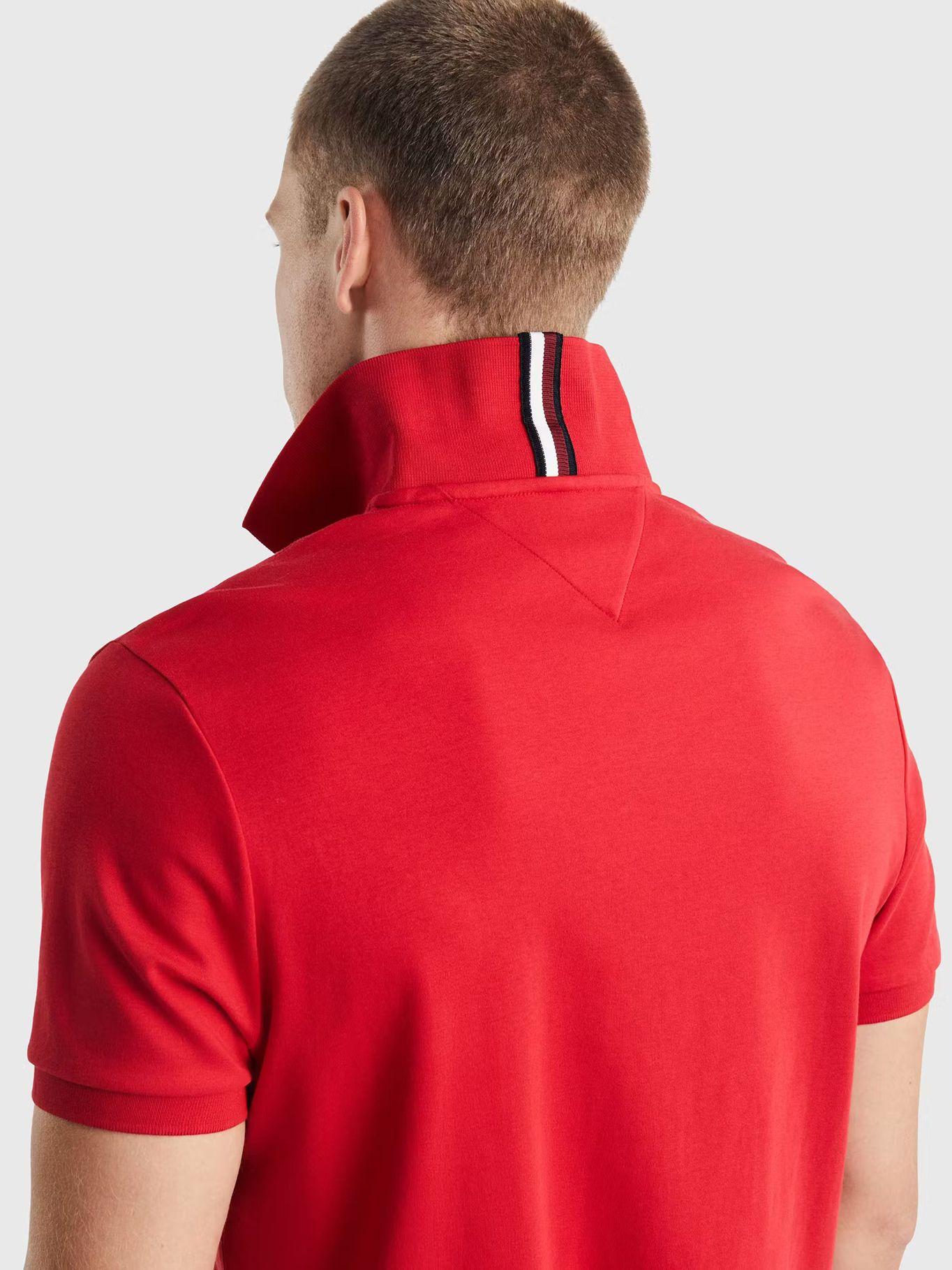 Polo Interlock Monogram Rojo XLG Tommy Hilfiger-2