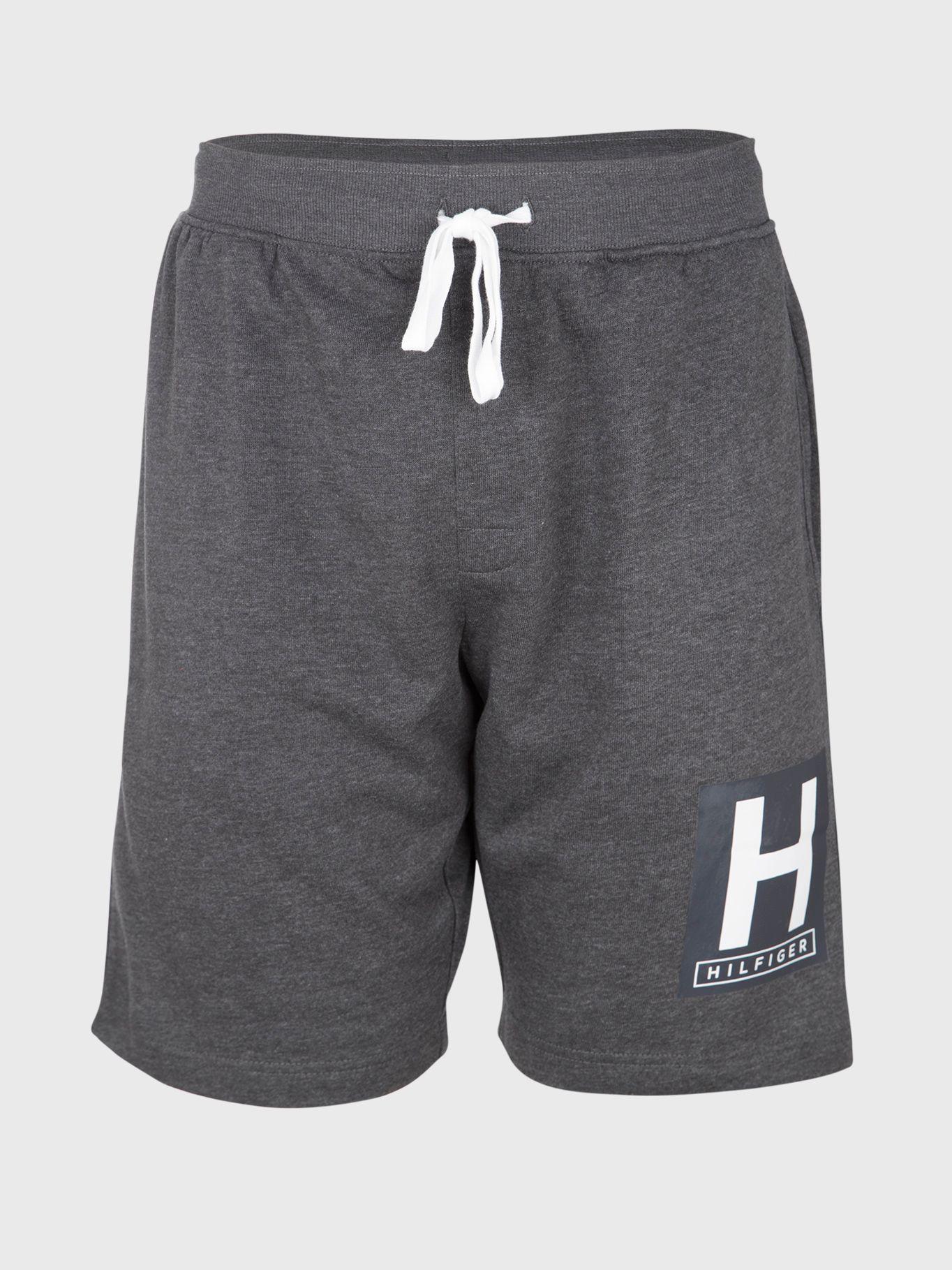 Short De Dormir Con Logo Gris Tommy Hilfiger M2-0