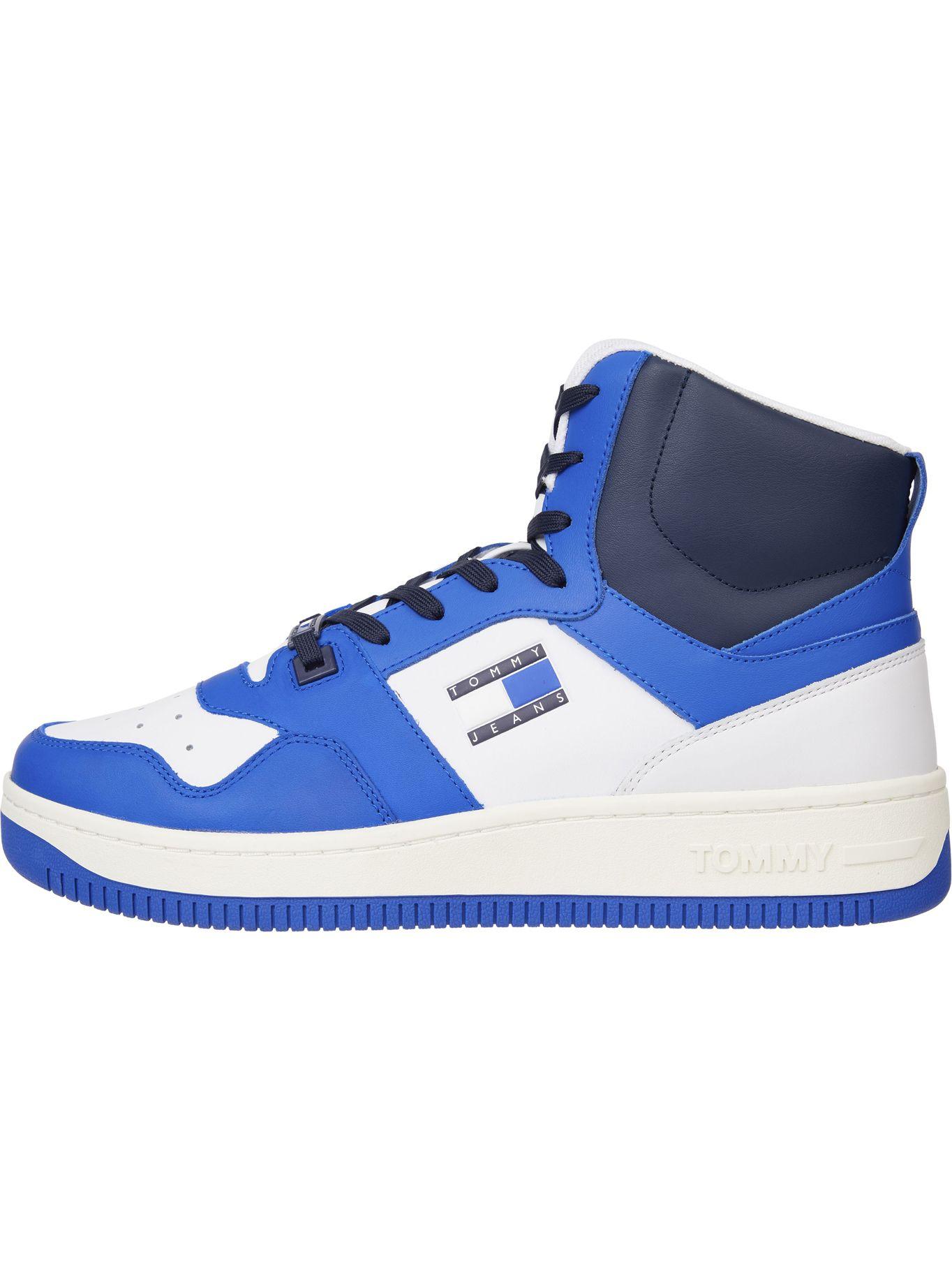 Zapatillas Mid Basket Con Logo Azul Tommy Hilfiger-3
