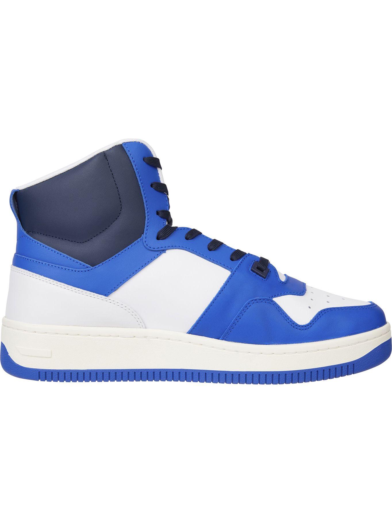Zapatillas Mid Basket Con Logo Azul Tommy Hilfiger-1