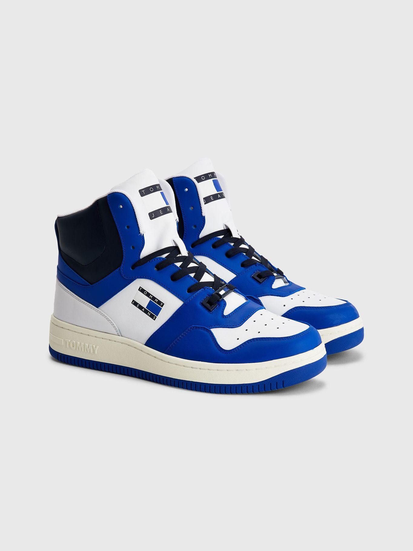 Zapatillas Mid Basket Con Logo Azul Tommy Hilfiger-0
