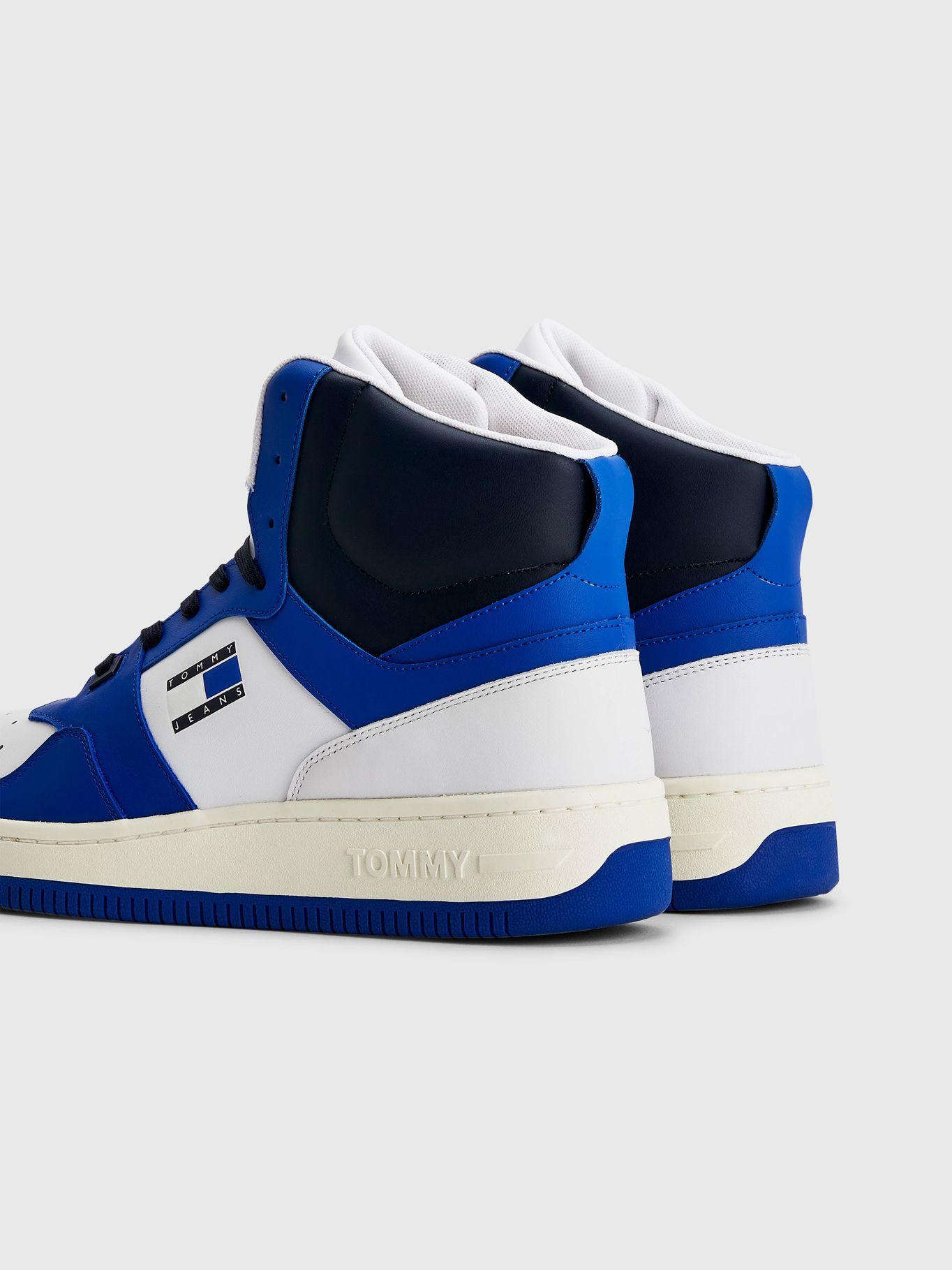 Zapatillas Mid Basket Con Logo Azul Tommy Hilfiger-6
