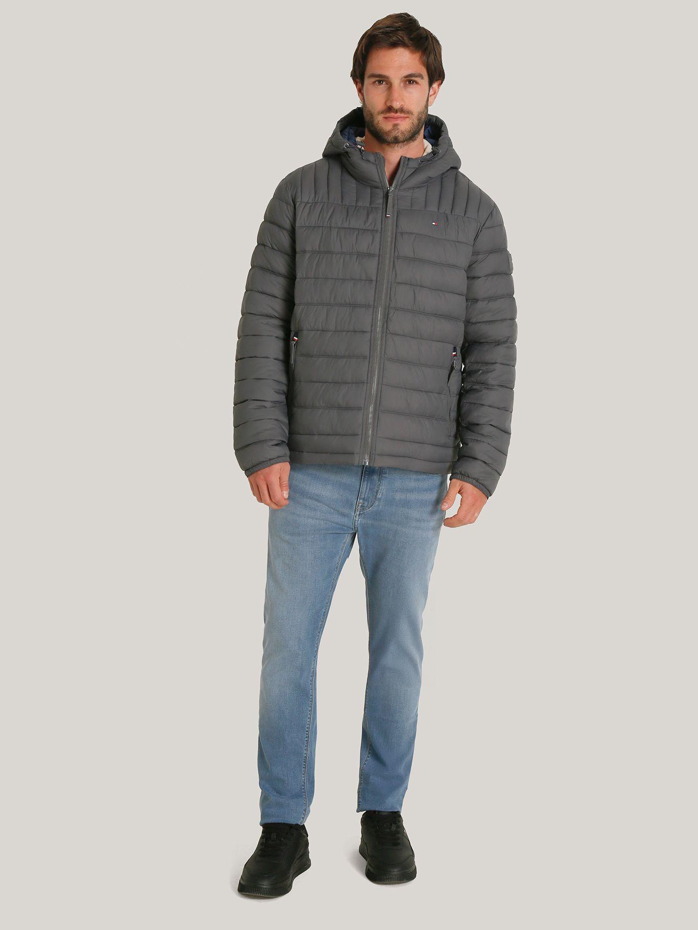 Parka Weight Quilted Colorblock Gris Tommy Hilfiger-1