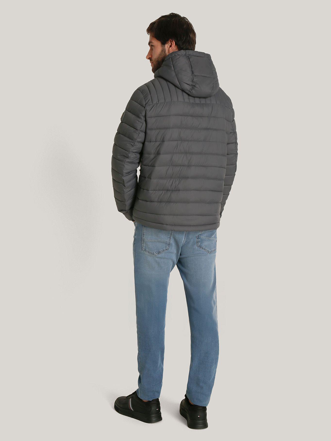 Parka Weight Quilted Colorblock Gris Tommy Hilfiger-2