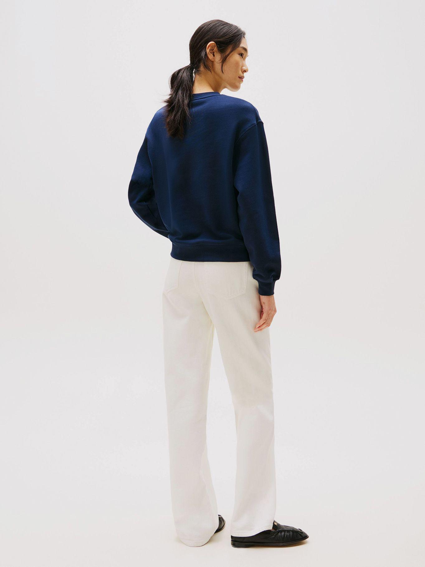 Polerón Con Logo Bordado Azul Tommy Hilfiger-2