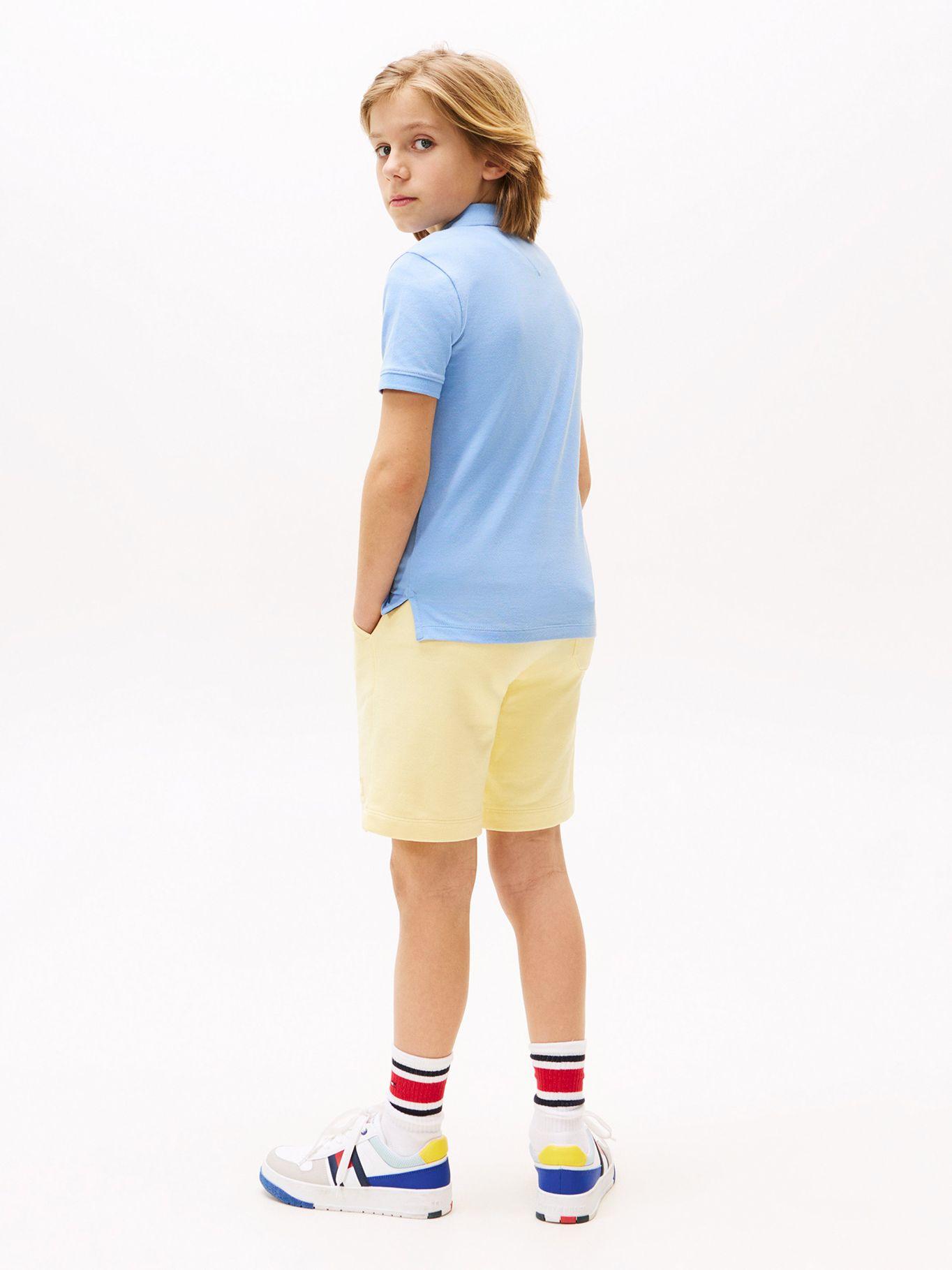 Polo De Niño Logo Flag Essential Celeste Tommy Hilfiger-2