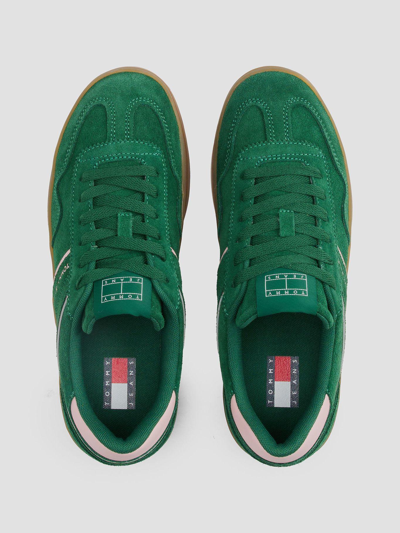 Zapatillas The Greenwich De Ante Verde Tommy Jeans-2