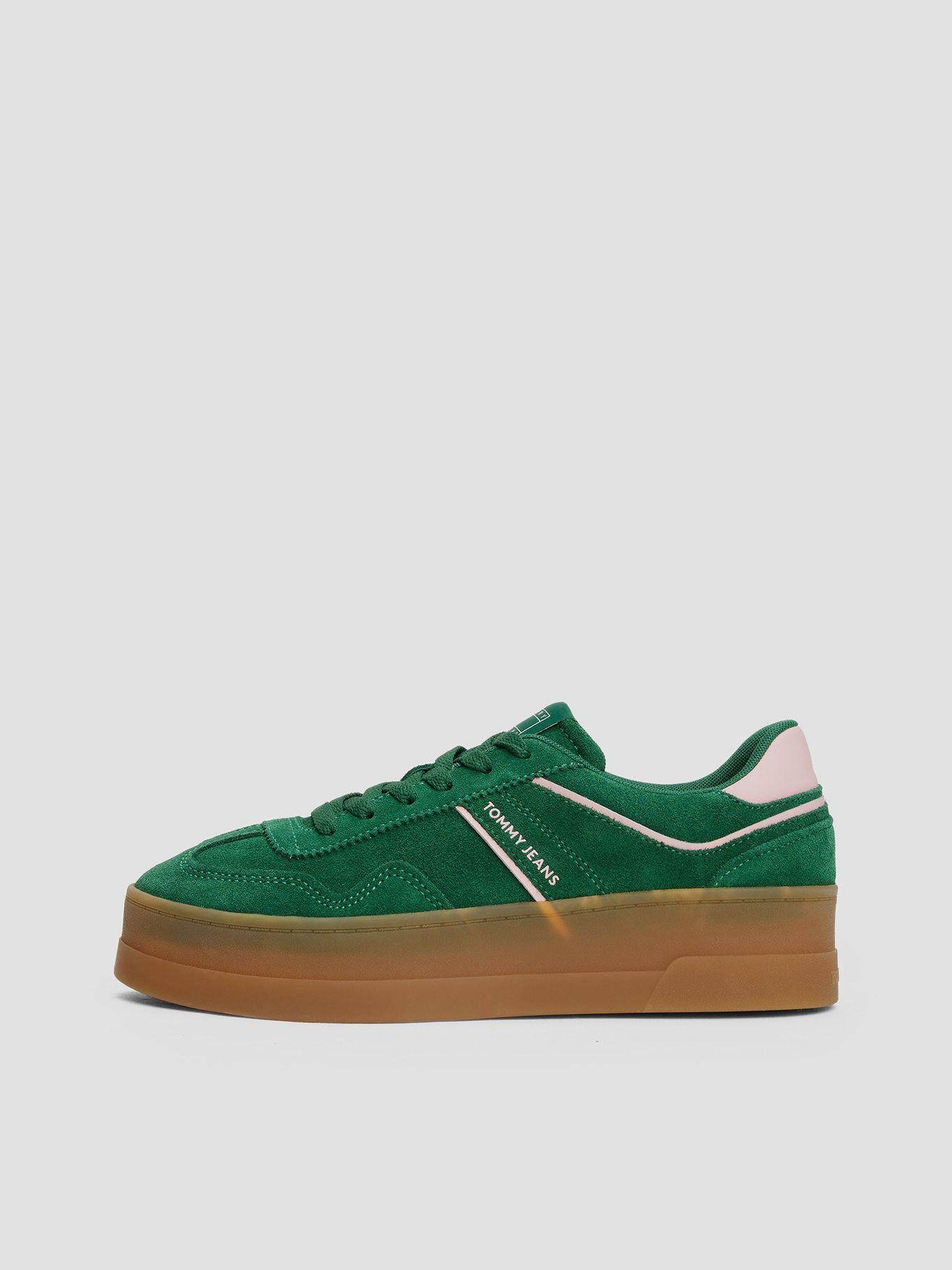 Zapatillas The Greenwich De Ante Verde Tommy Jeans-5