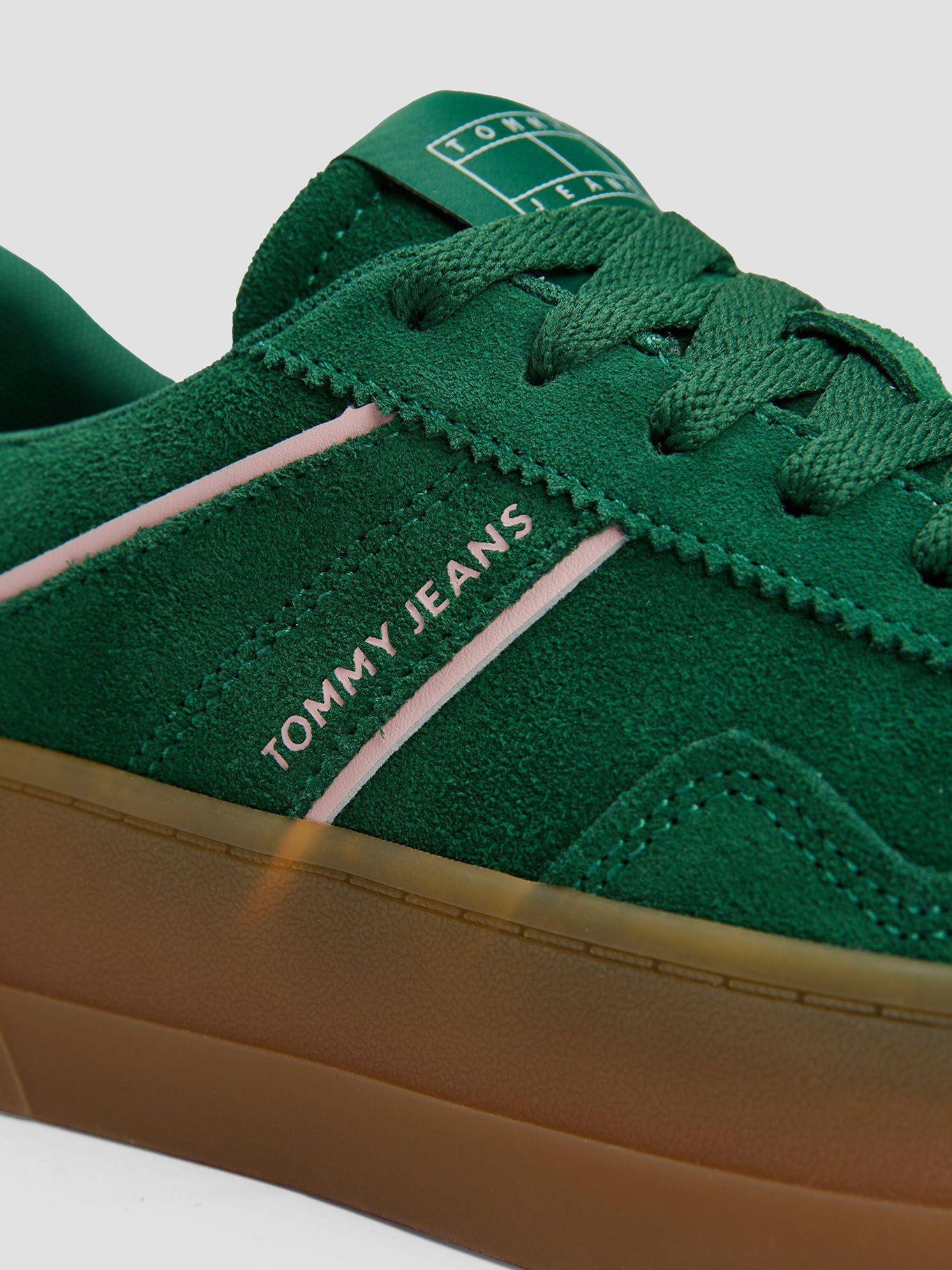Zapatillas The Greenwich De Ante Verde Tommy Jeans-6