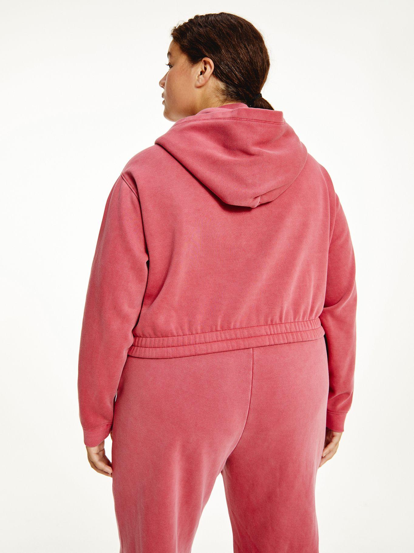 Polerón Curve Cropped Rojo Tommy Jeans MY2-1