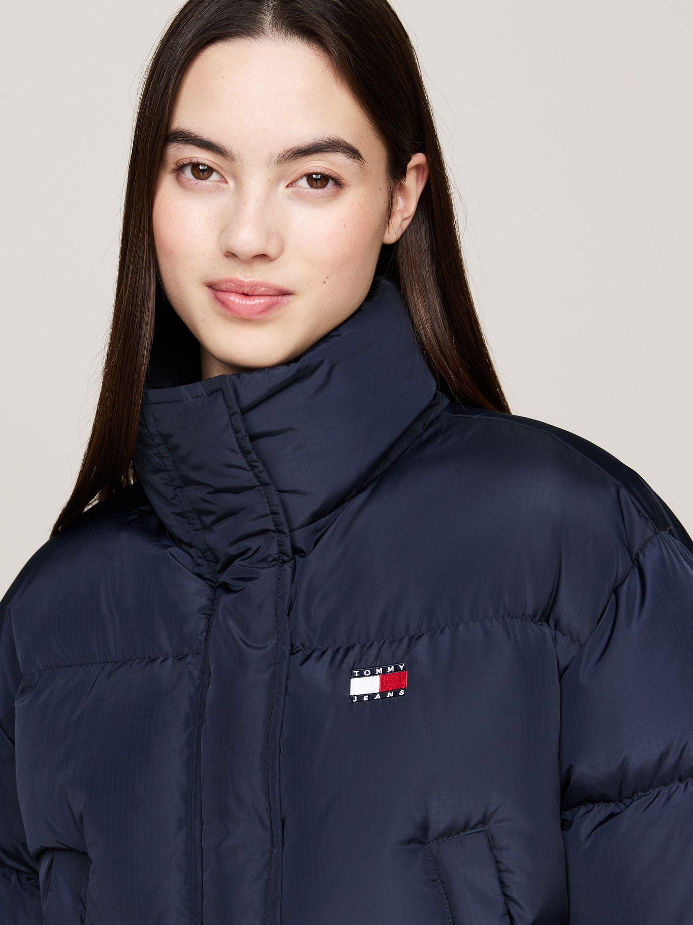 Parka Alaska Acolchada Logo Gráfico Azul Tommy Hilfiger-3