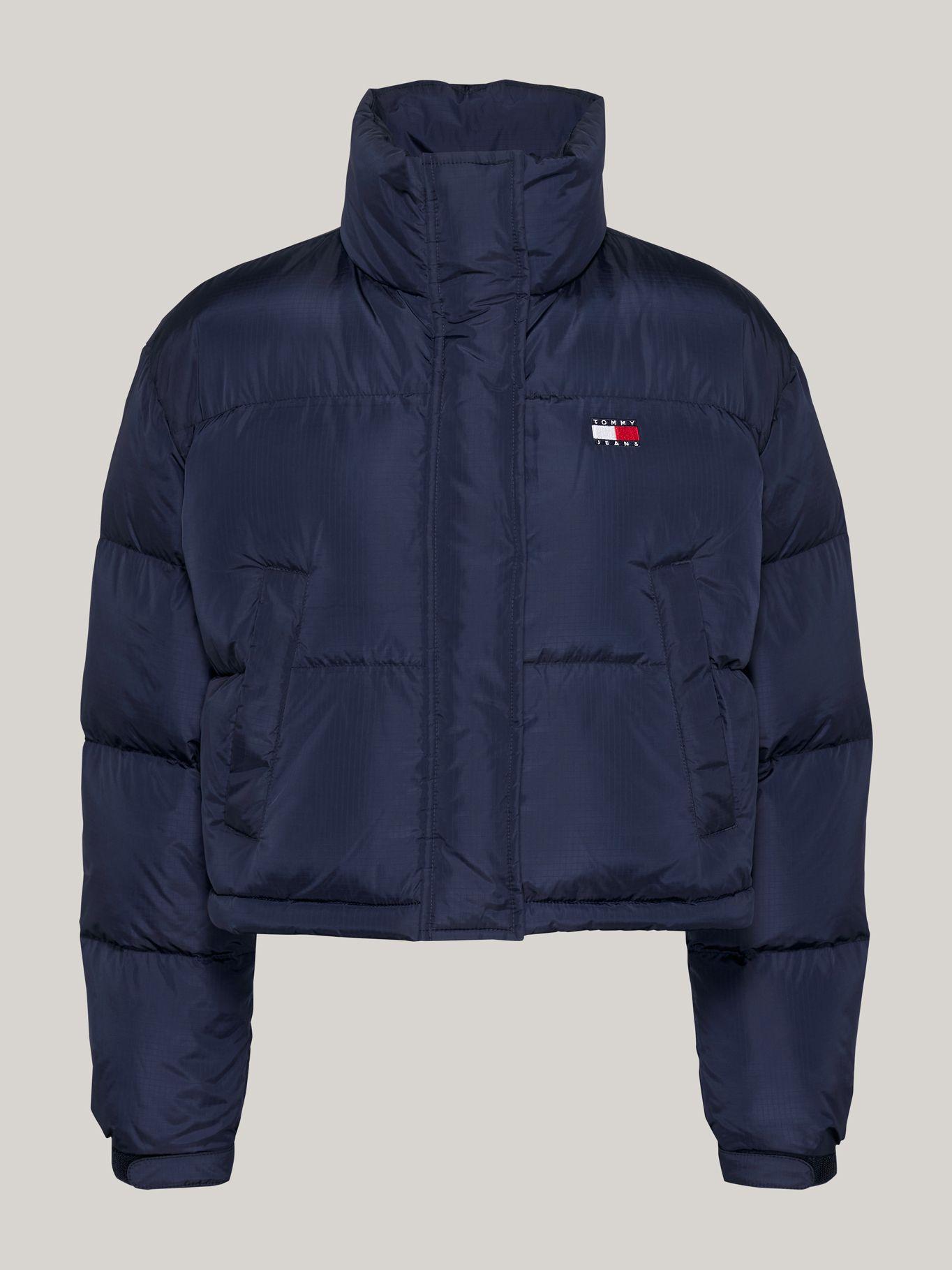 Parka Alaska Acolchada Logo Gráfico Azul Tommy Hilfiger-4