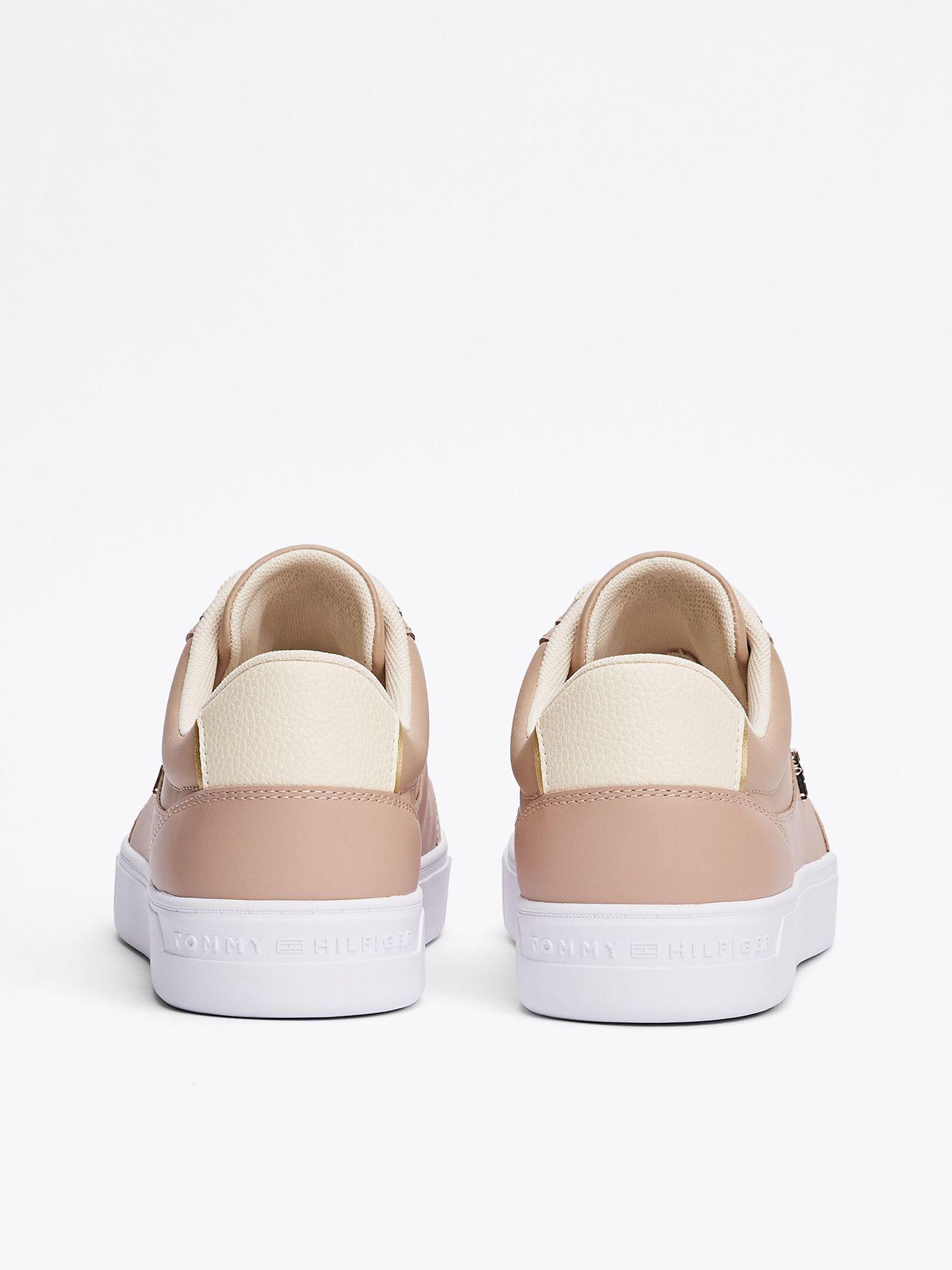 Zapatillas Essential Chic De Cuero Beige Tommy Hilfiger-7
