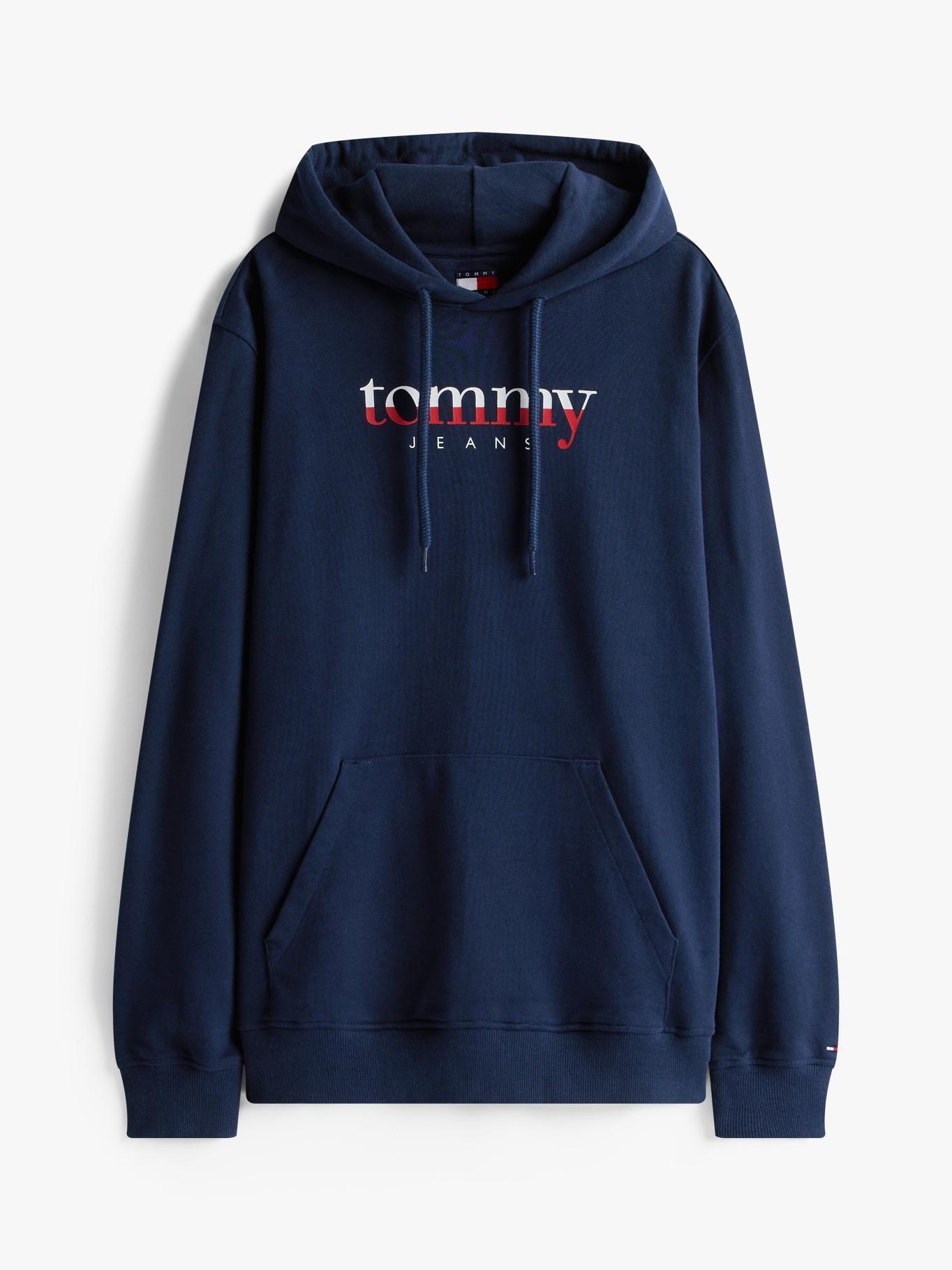 Polerón Hoodie Y Logo Azul Tommy Jeans-4