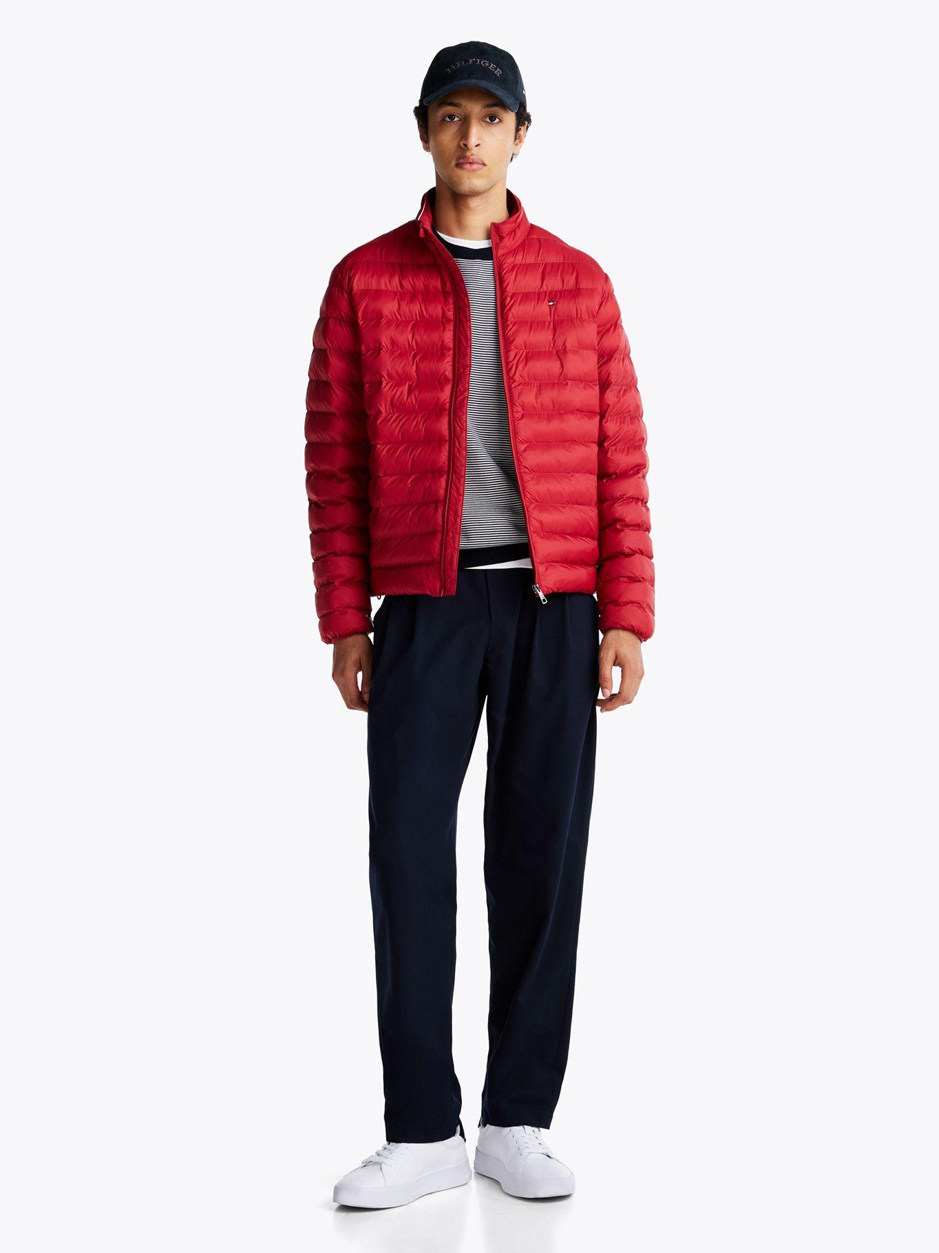 Parka Acolchada Packable Rojo Tommy Hilfiger-1