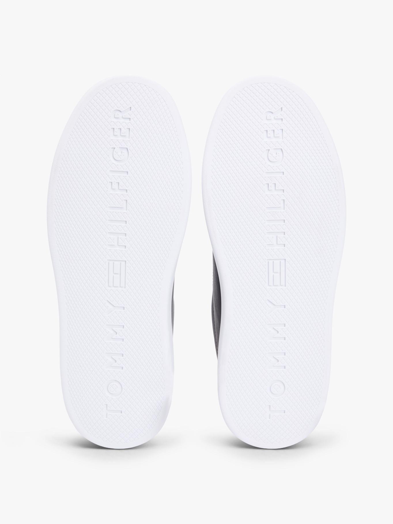 Zapatillas De Cuero Con Logo Bordado-6