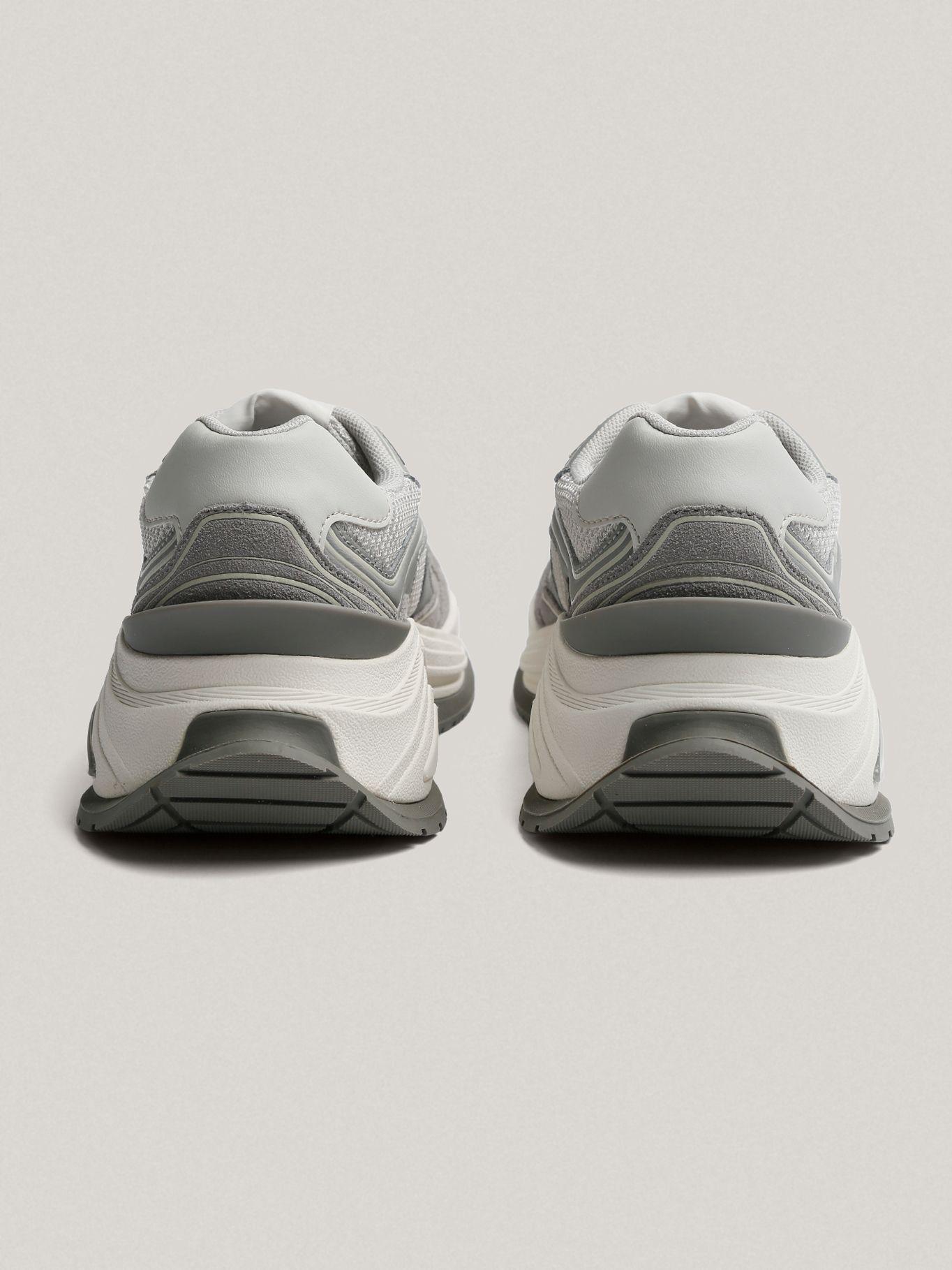Zapatilla Cuero Trendy Retro Runner Gris Tommy Hilfiger-1