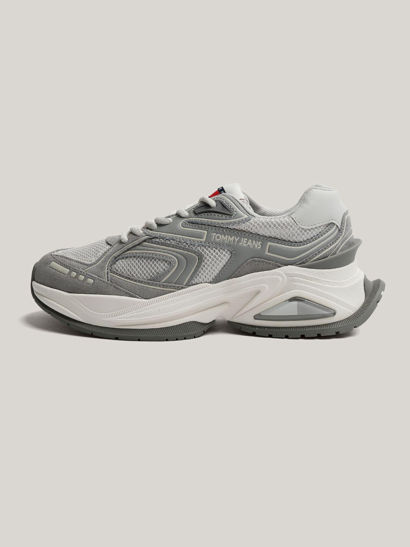 Zapatilla Cuero Trendy Retro Runner Gris Tommy Hilfiger-5