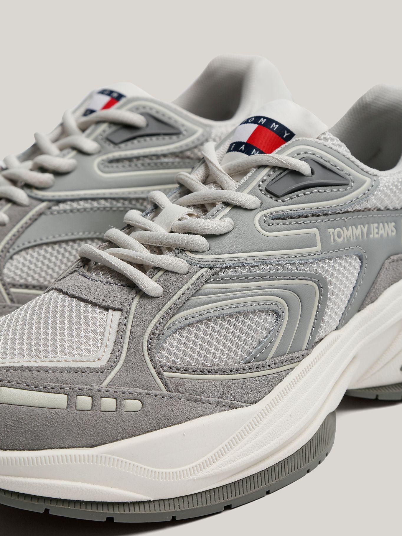 Zapatilla Cuero Trendy Retro Runner Gris Tommy Hilfiger-6