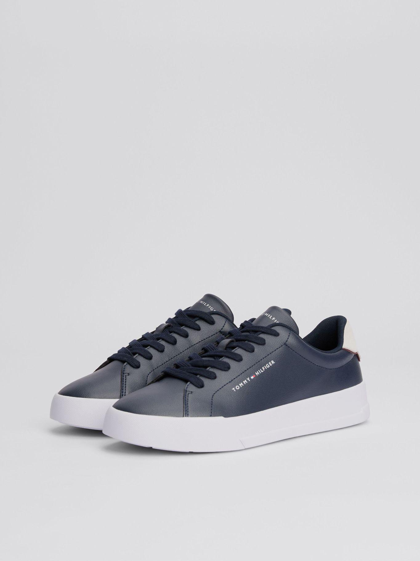 Zapatillas Acabado Granulado Tenis Azul Tommy Hilfiger-0