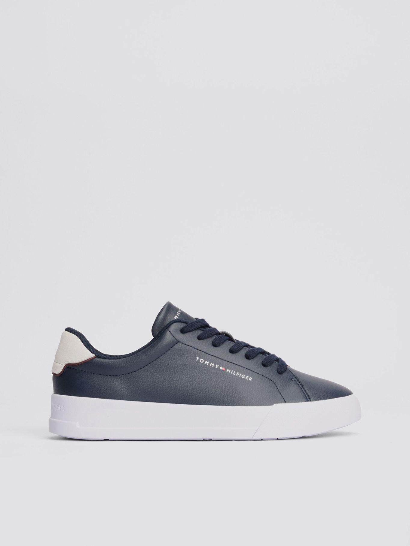 Zapatillas Acabado Granulado Tenis Azul Tommy Hilfiger-4