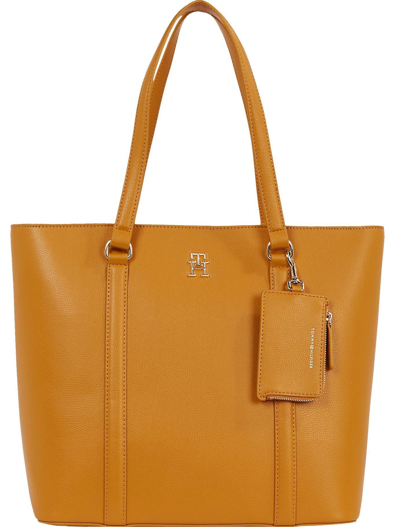 Tote Monogram Logo Amarillo Tommy Hilfiger-0