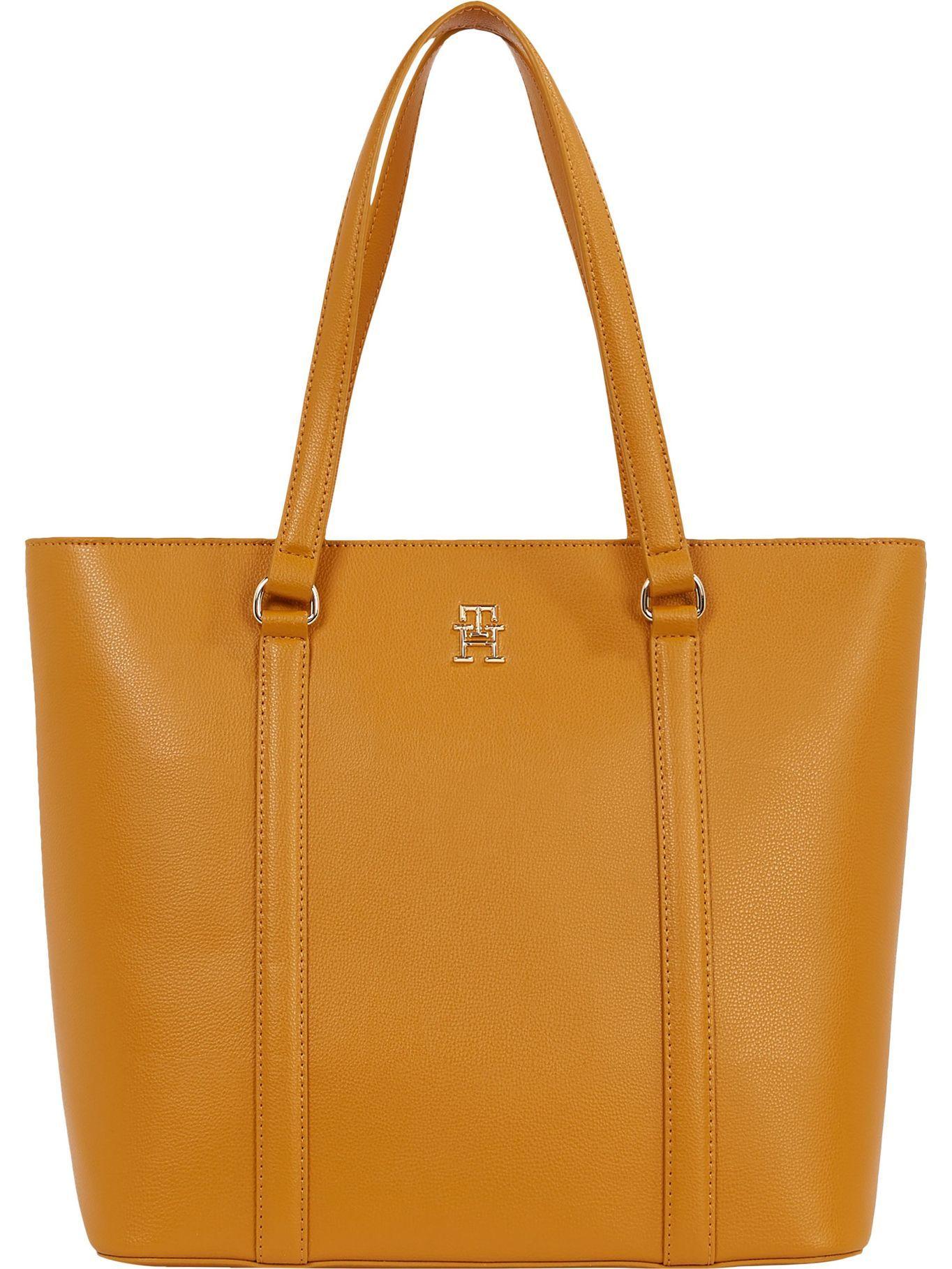 Tote Monogram Logo Amarillo Tommy Hilfiger-1