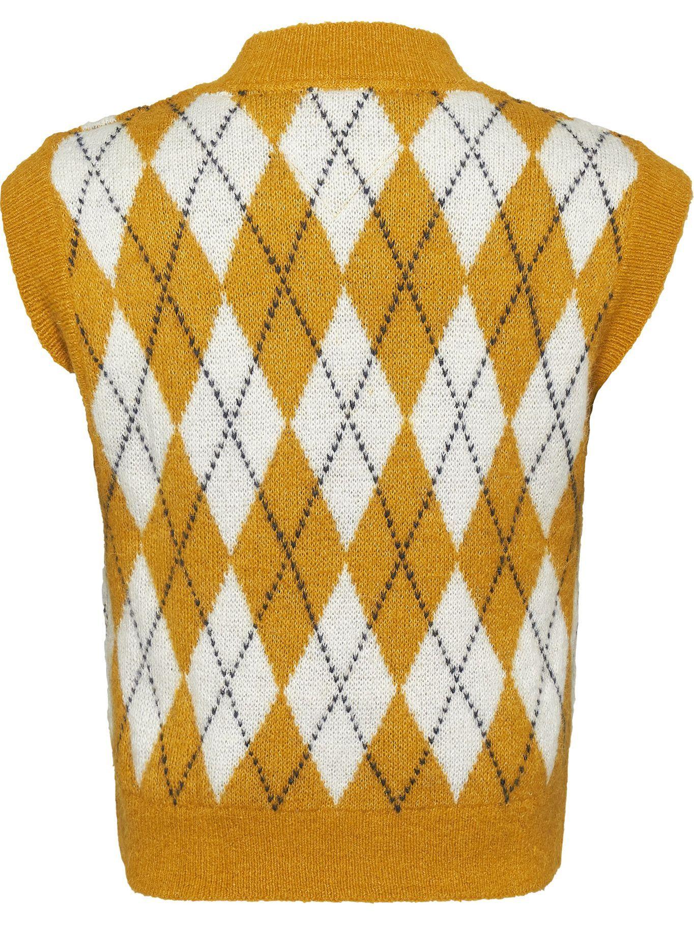 Sweater Crop Vest Amarillo Tommy Jeans A2-1