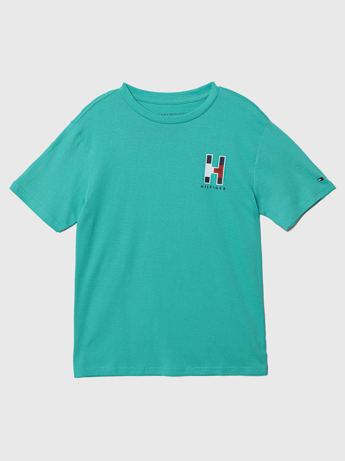 Polera Con Logo Bordado Verde Tommy Hilfiger-0