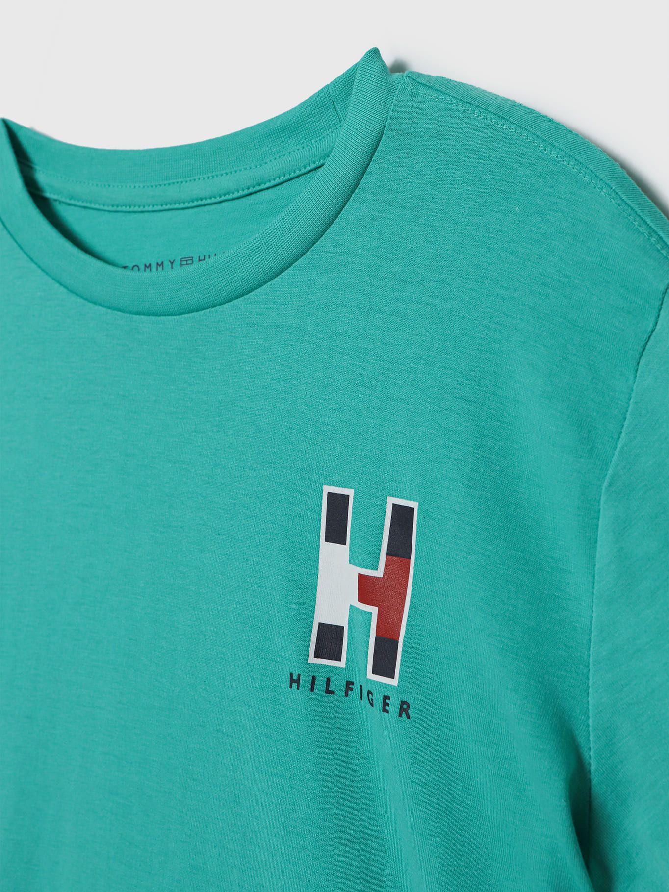 Polera Con Logo Bordado Verde Tommy Hilfiger-2