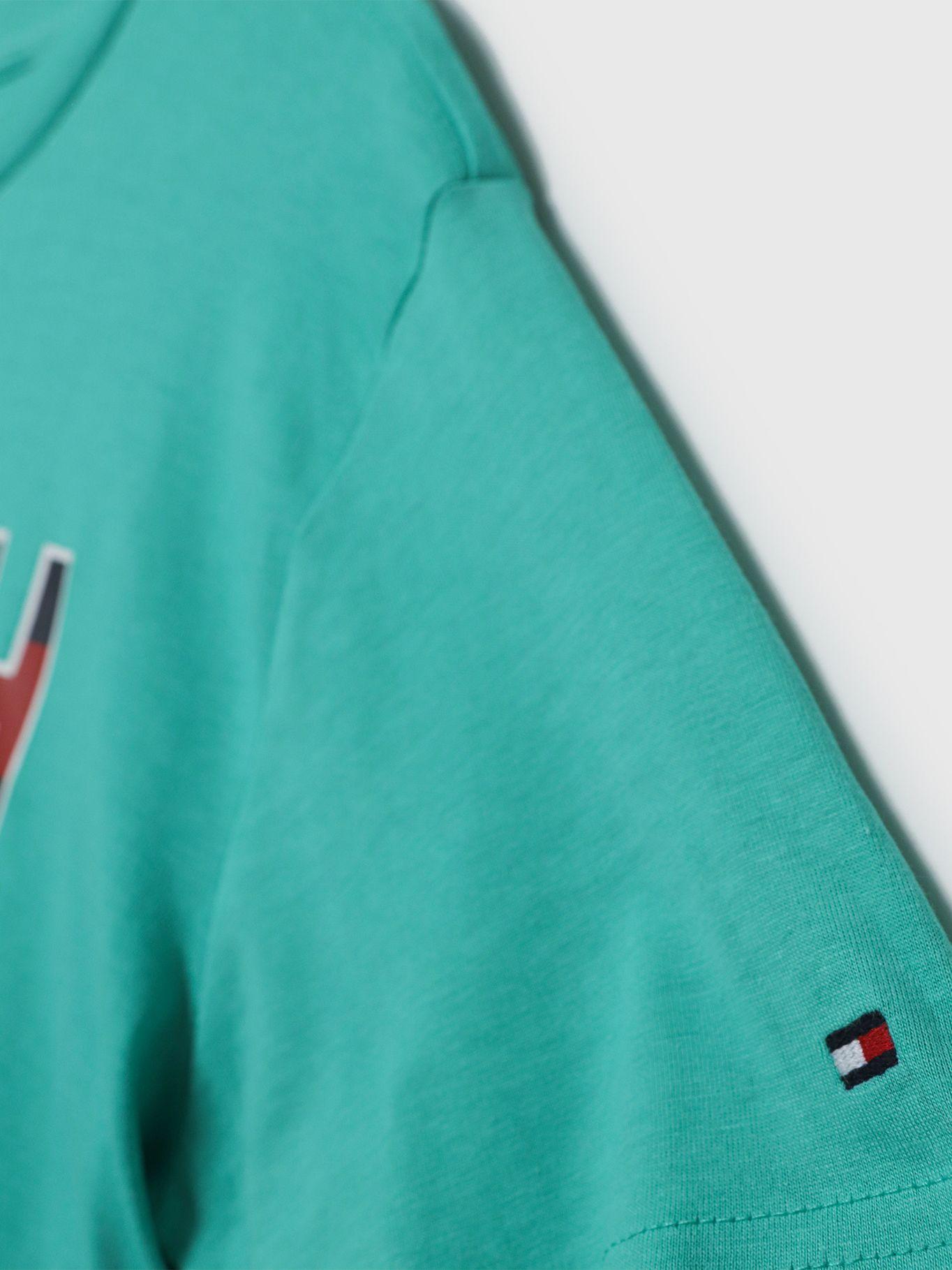 Polera Con Logo Bordado Verde Tommy Hilfiger-3