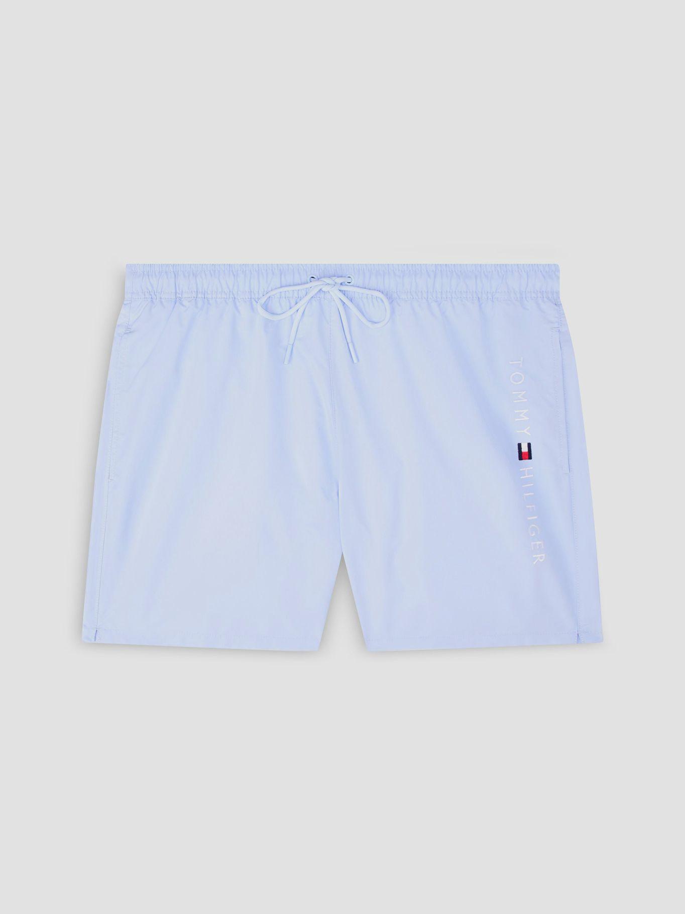 Traje De Baño Largo_Medio Logo Celeste Tommy Hilfiger-4