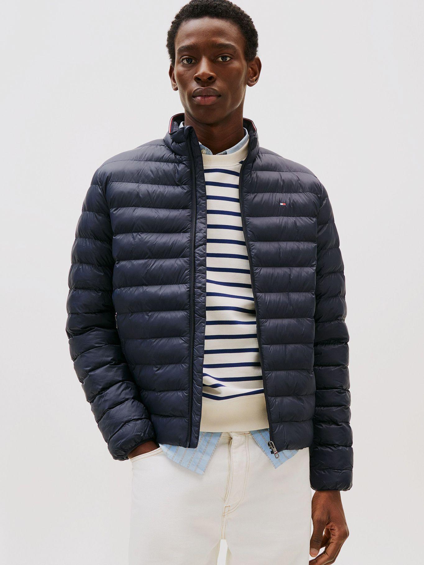 Parka Packable Solid Con Logo Azul Tommy Hilfiger-0