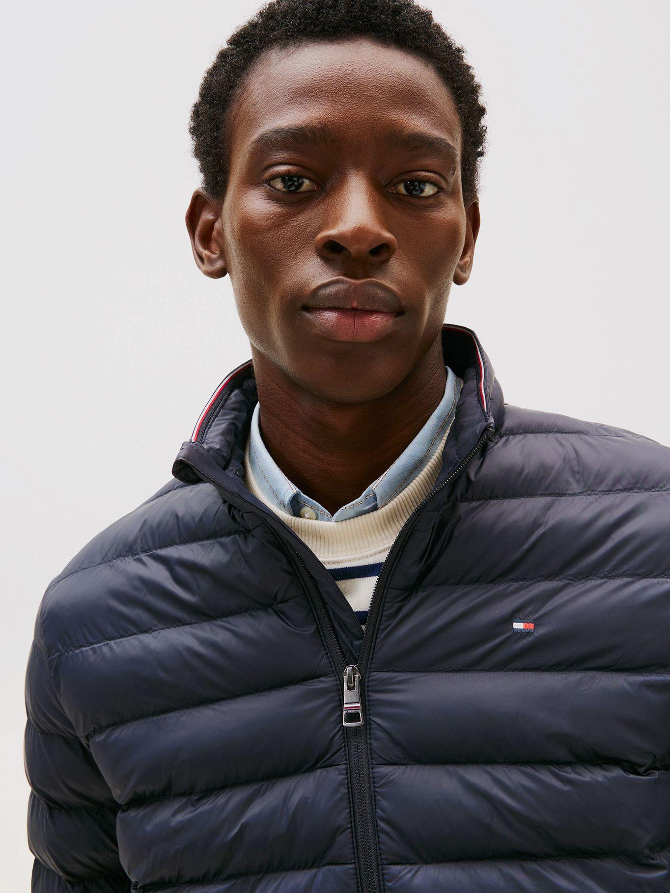 Parka Packable Solid Con Logo Azul Tommy Hilfiger-3