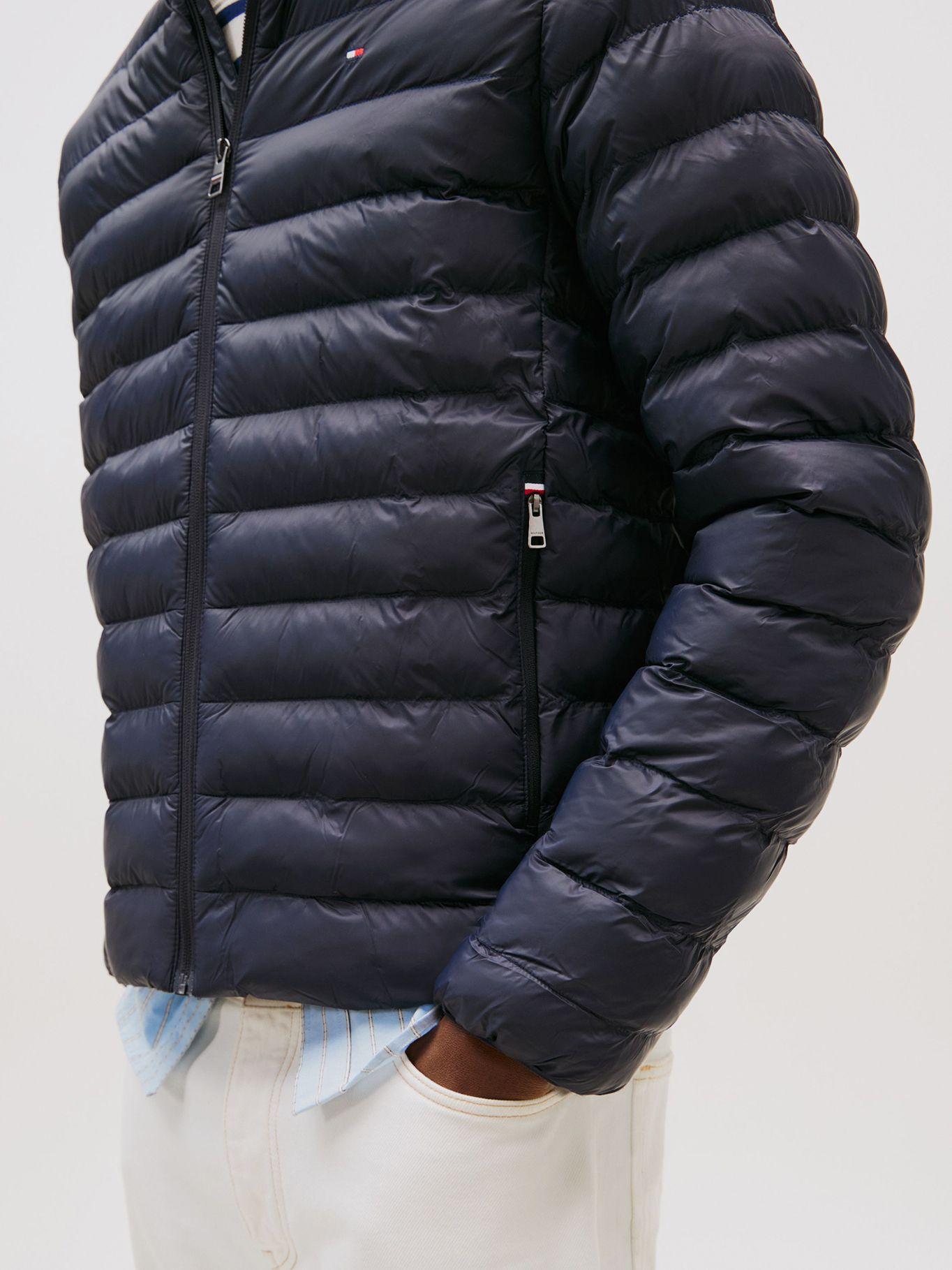 Parka Packable Solid Con Logo Azul Tommy Hilfiger-4