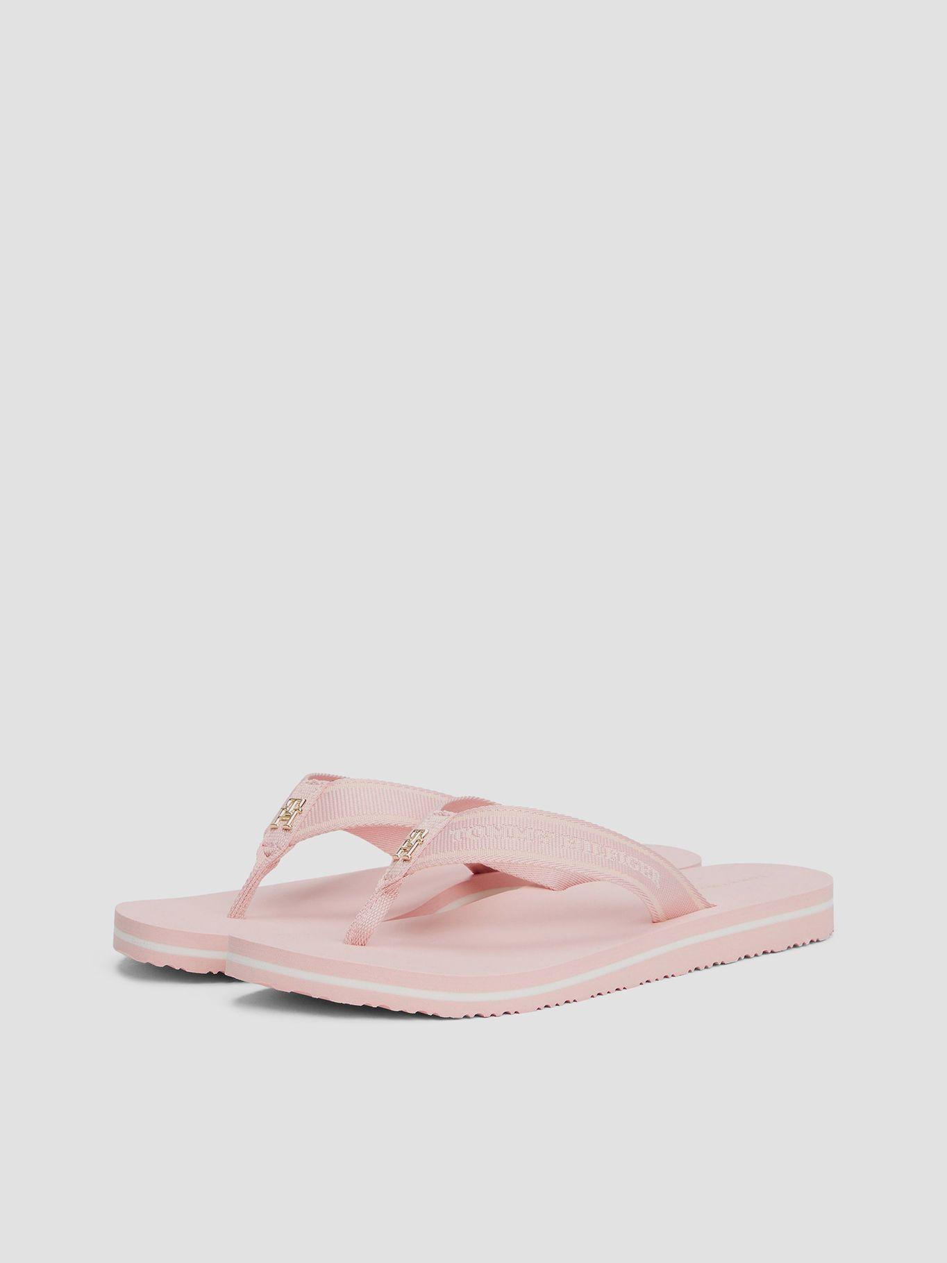 Sandalias Con Tonal En Tiras Rosado Tommy Hilfiger-0