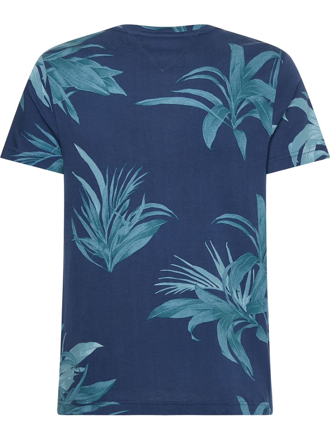 Polera Tropical Print Azul Tommy Hilfiger-1