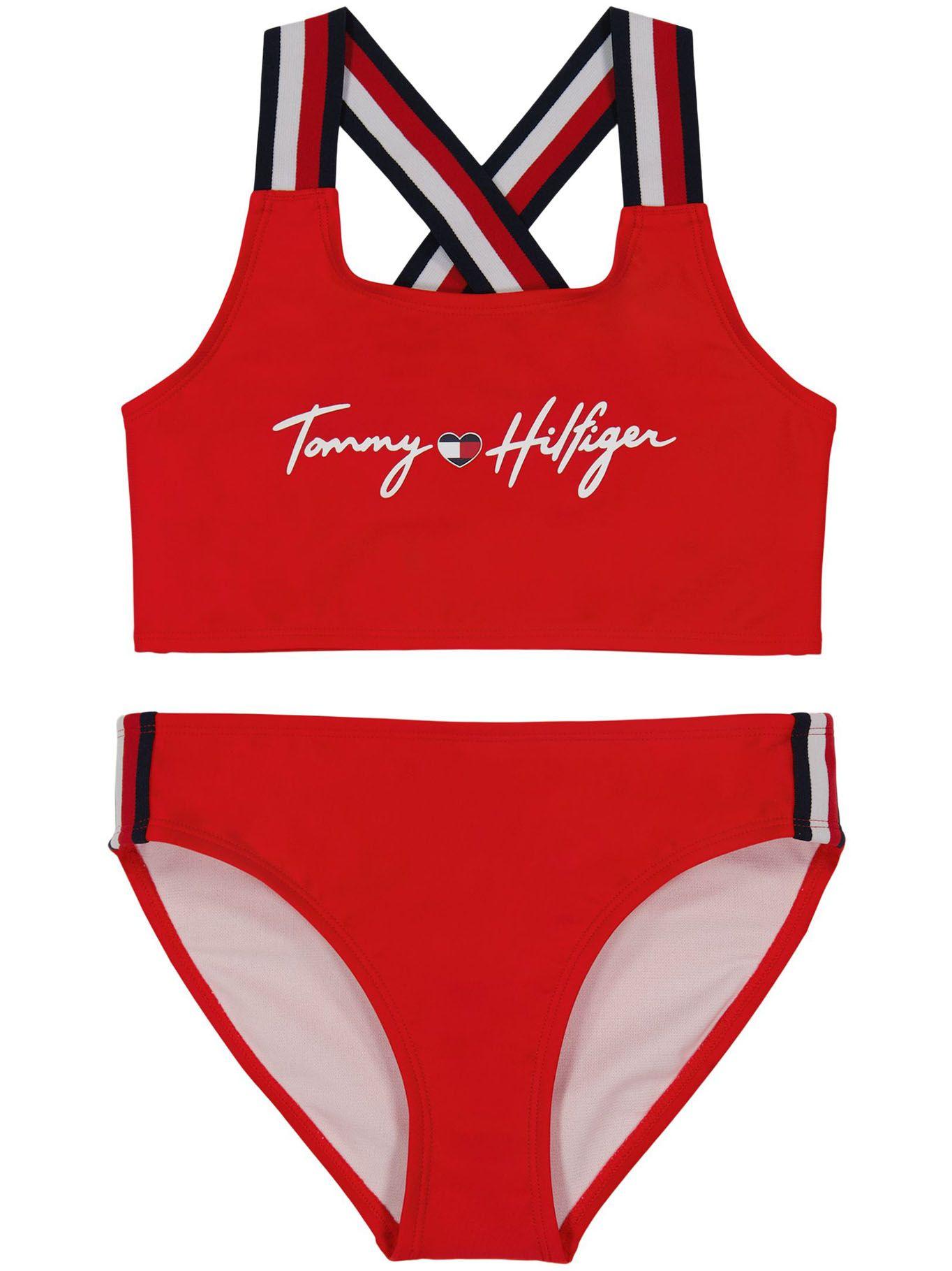 Conjunto De Bikini Con Tirantes Rojo Tommy Hilfiger-0