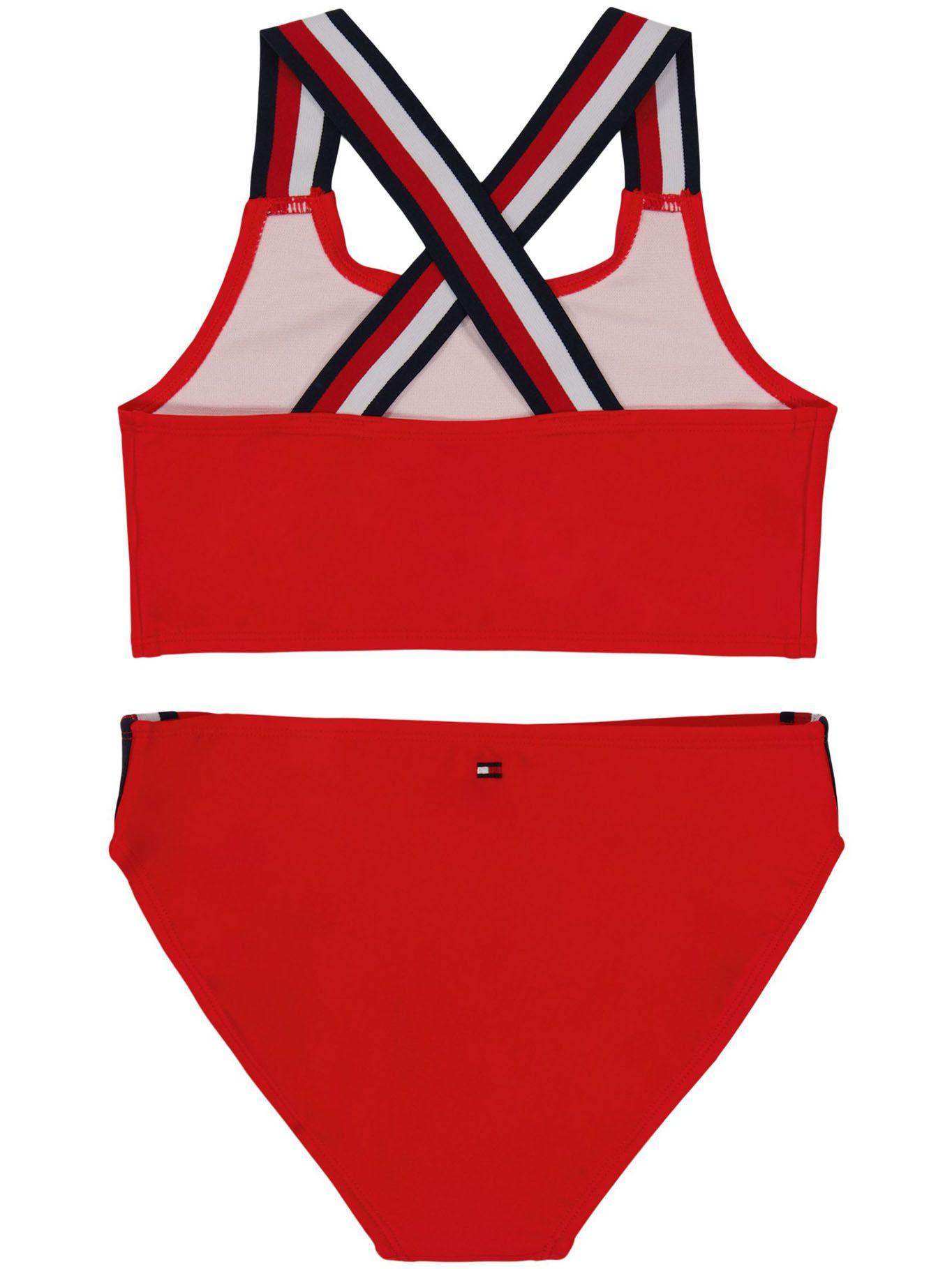 Conjunto De Bikini Con Tirantes Rojo Tommy Hilfiger-1