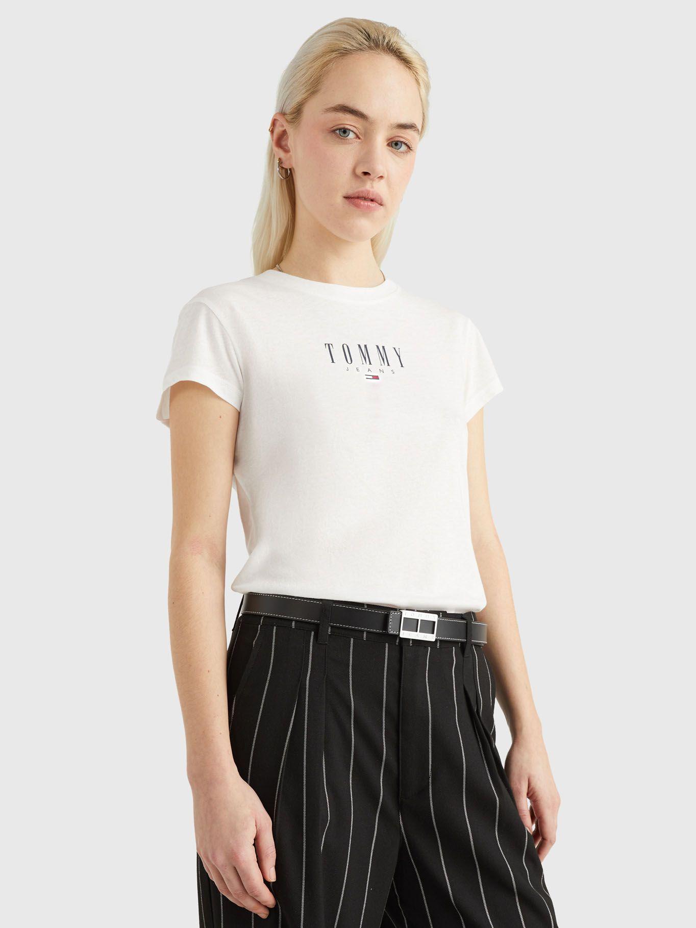 Polera Essential - Logo Blanco Tommy Jeans-0