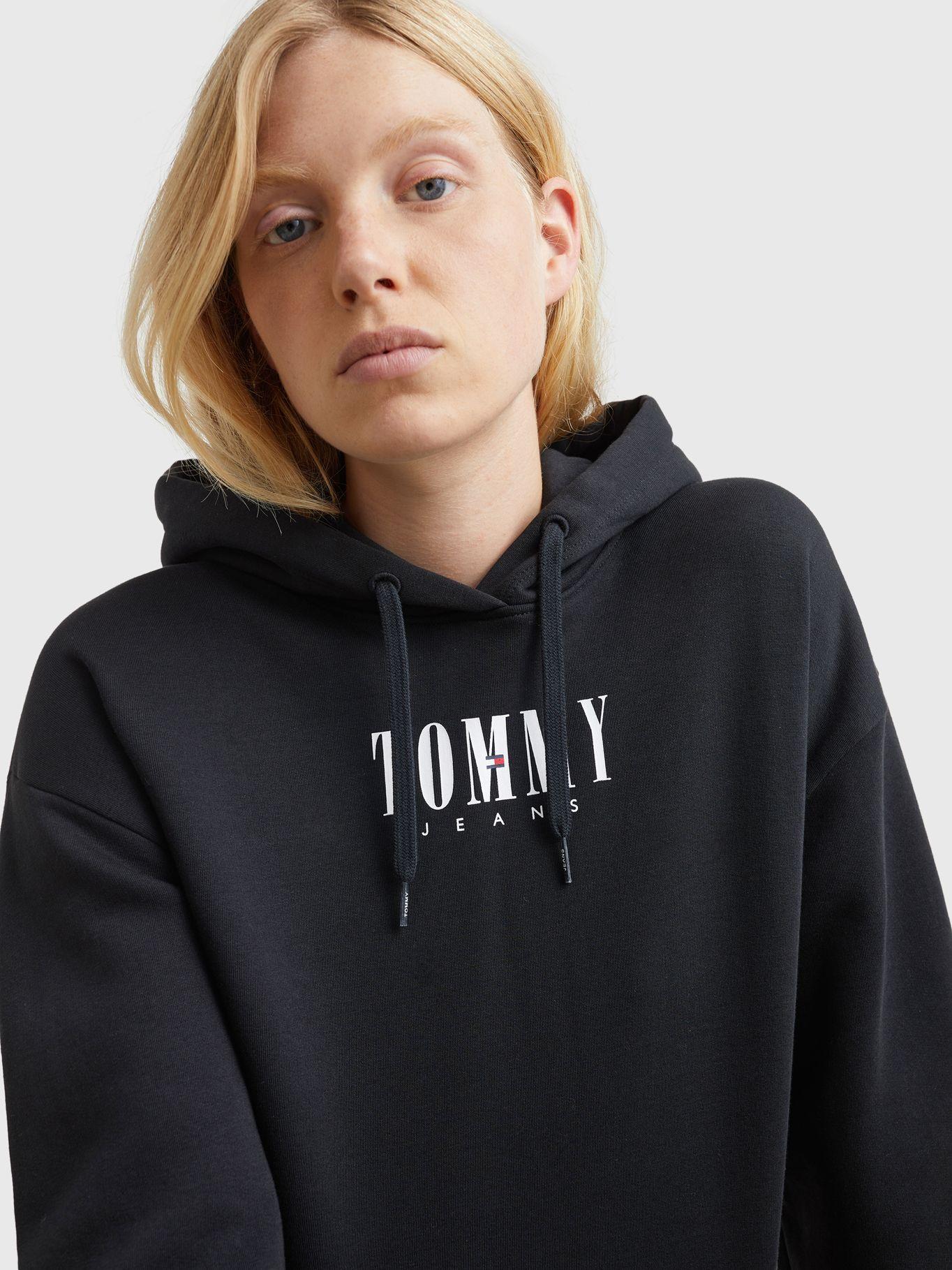 Polerón Hoodie Essential Negro Tommy Hilfiger-3