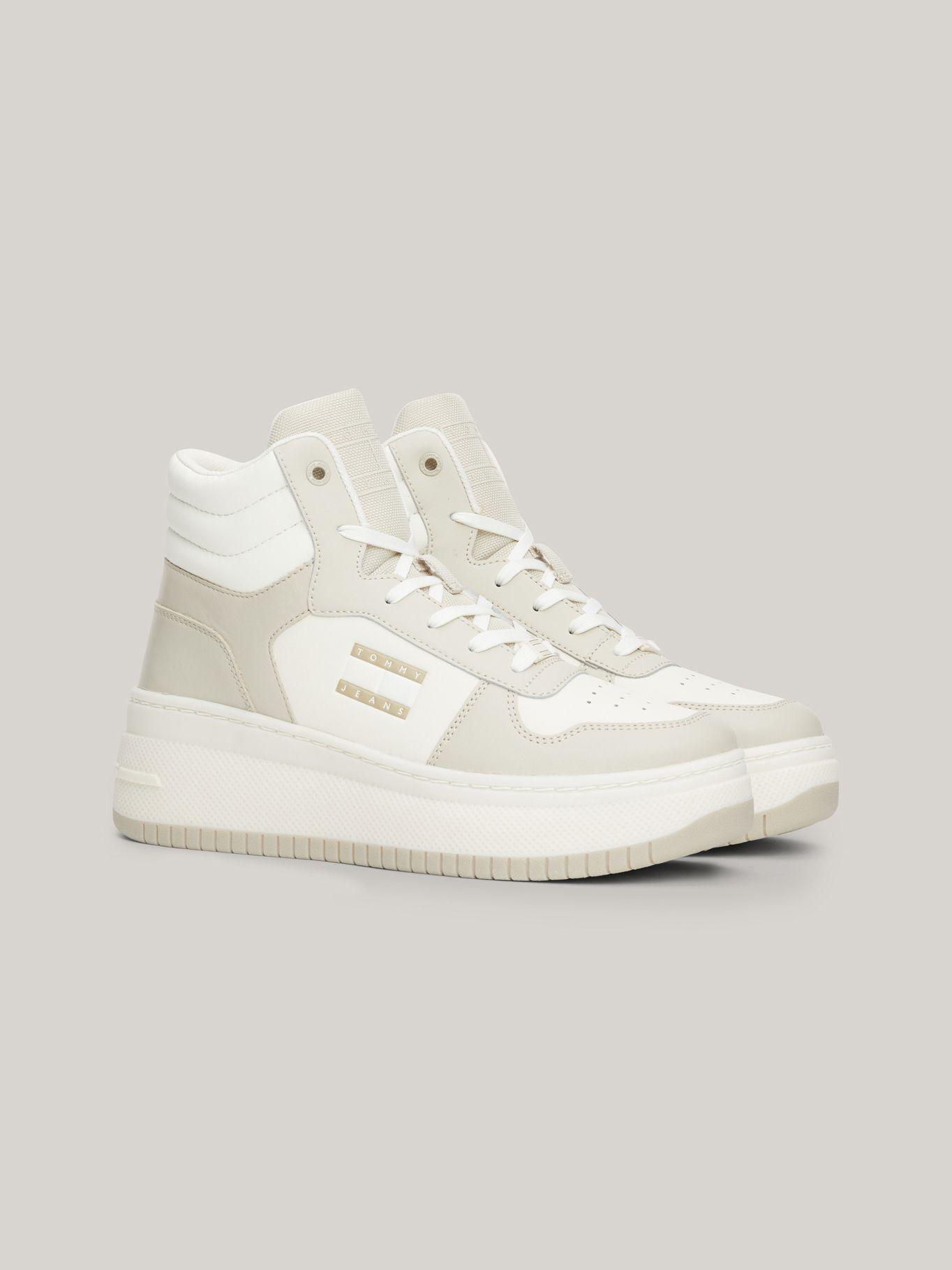 Zapatillas  Retro Basket Con Logo Beige Tommy Hilfiger-0