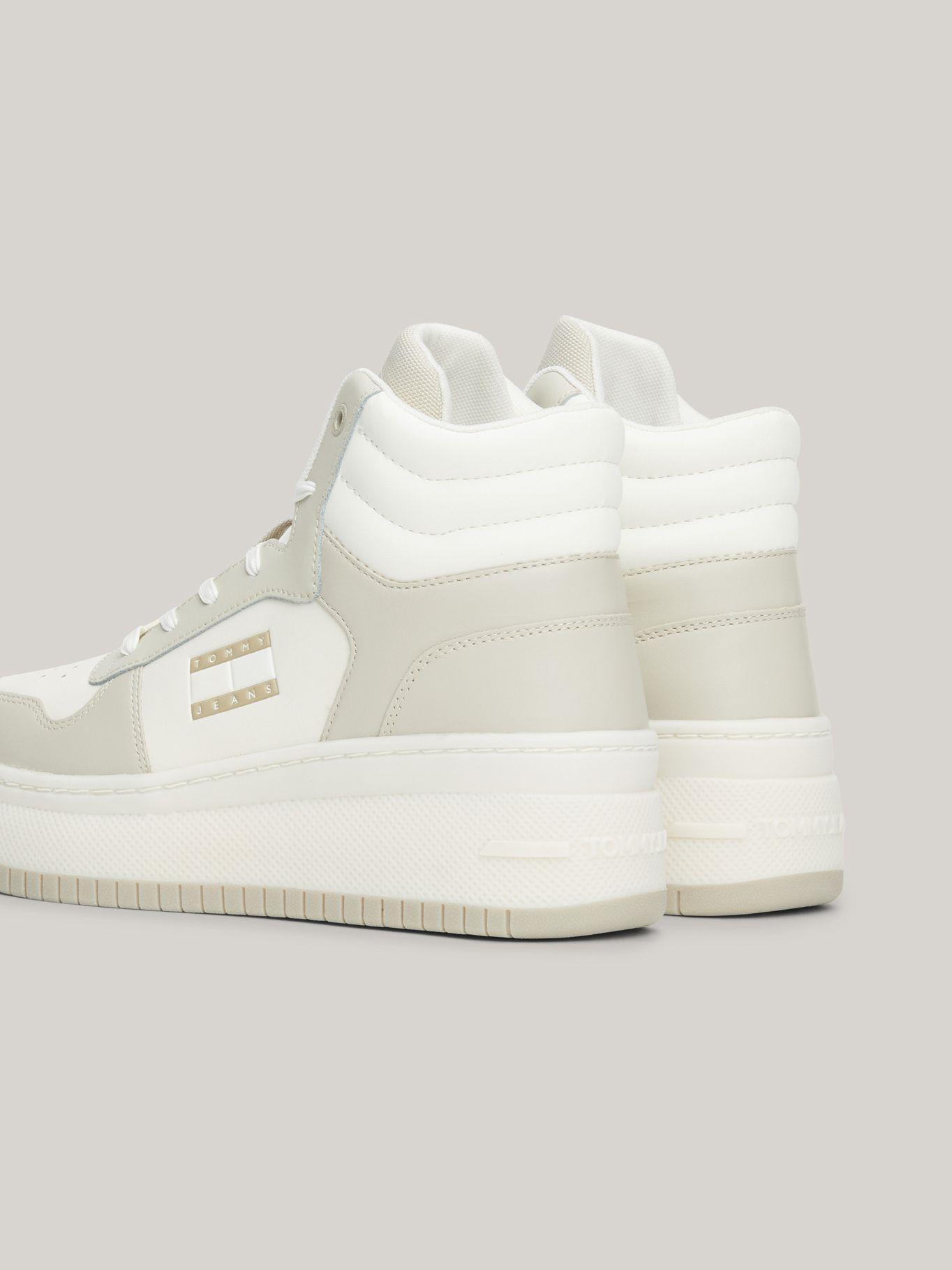 Zapatillas  Retro Basket Con Logo Beige Tommy Hilfiger-1