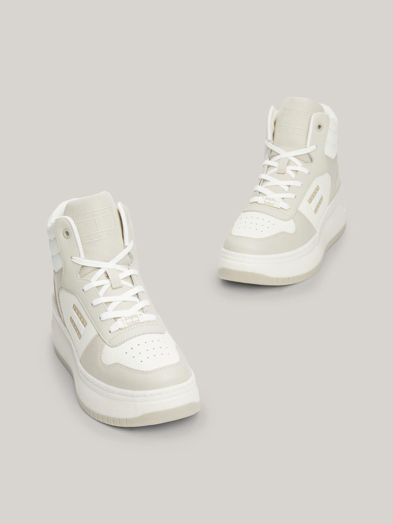 Zapatillas  Retro Basket Con Logo Beige Tommy Hilfiger-3