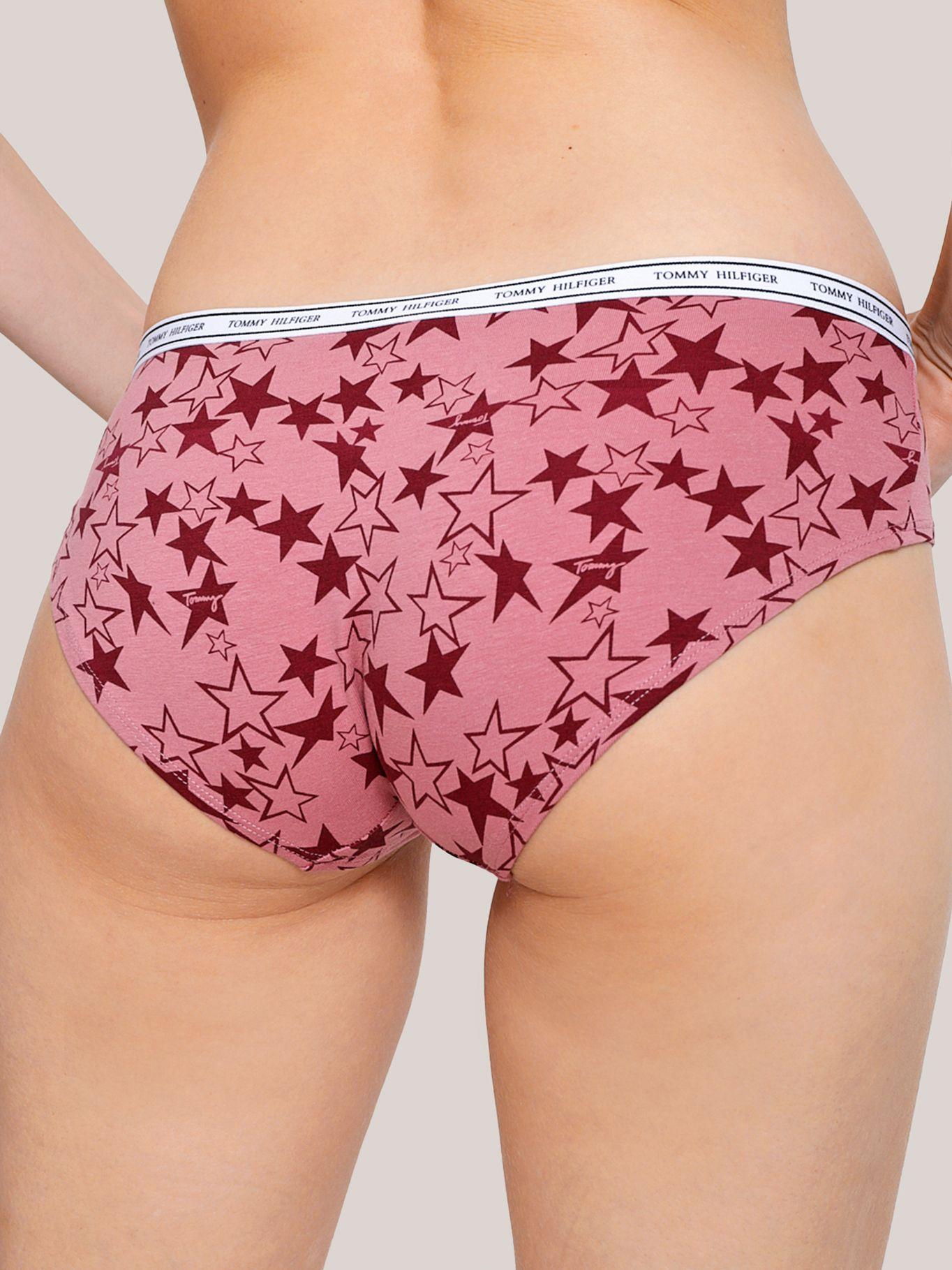 Calzón Hipster Con Logo Rosado Tommy Hilfiger-1
