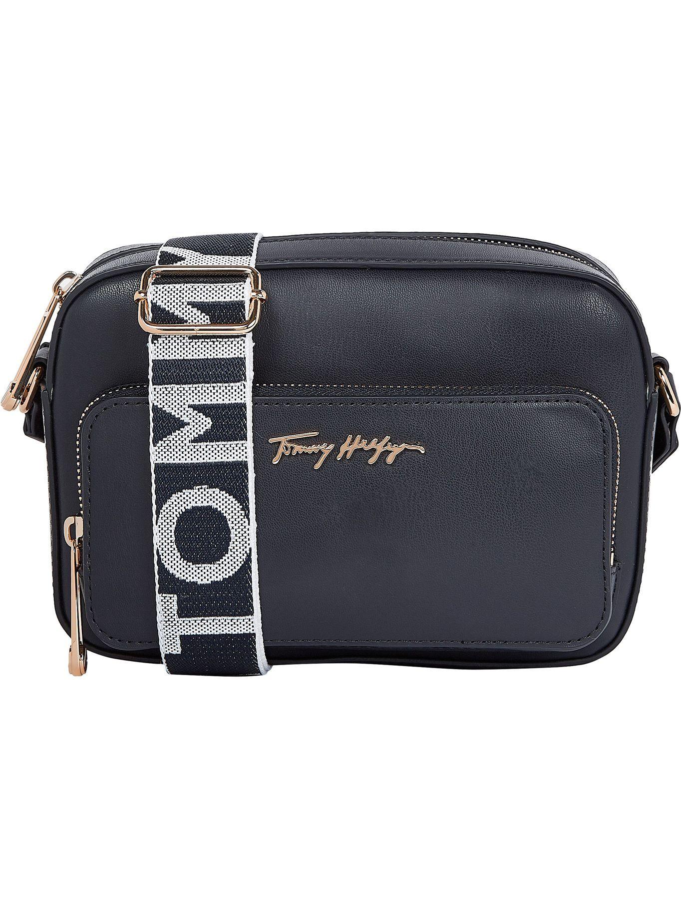 Cartera Bandolera Iconic Signature Azul Tommy Hilfiger-0